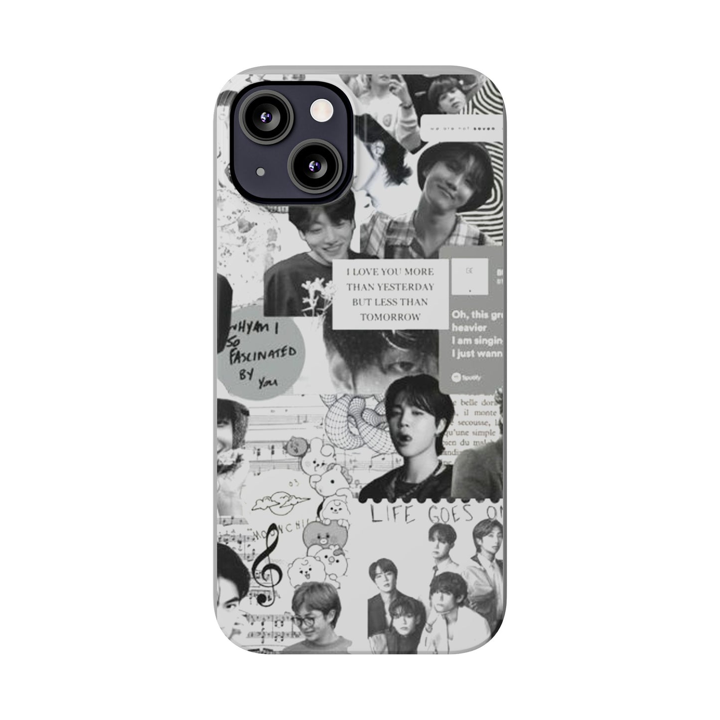 BTS IPhone 15, 14, 13, 12 Cases - The Wishes Edition