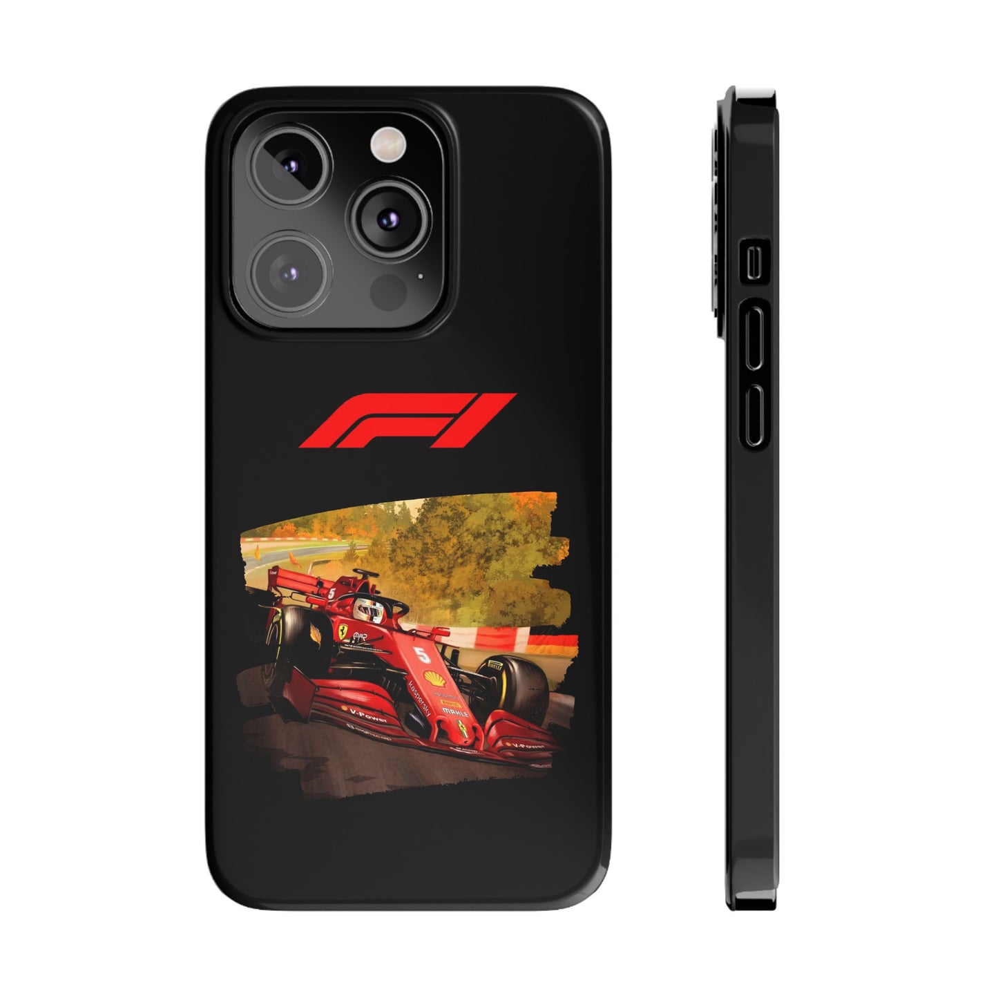 F1 Ferrari's power Iphone 15, 14, 13, 12, 11 Cases