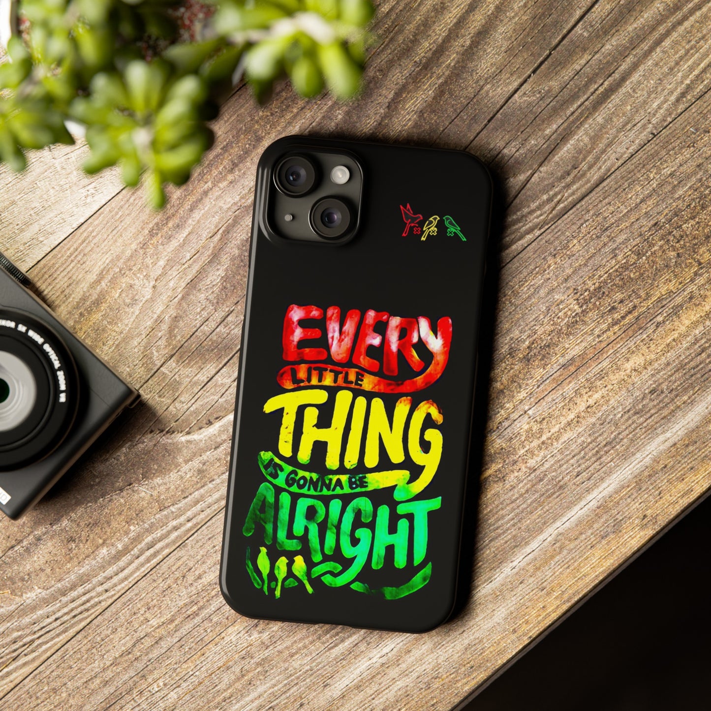 3 Little Birds - Bob Marley iPhone Cover: Peace and Protection