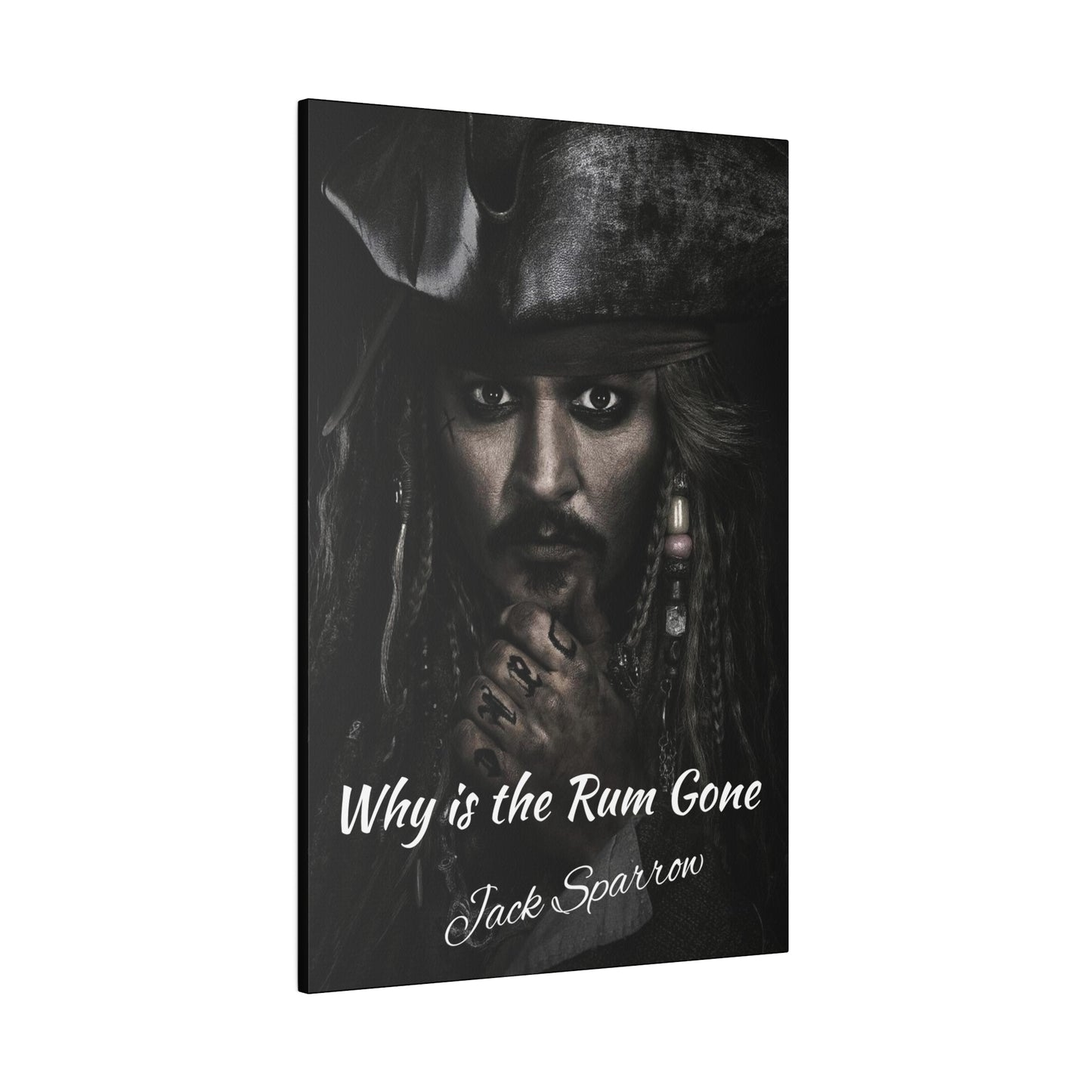Captain Jack Sparrow - Why is the Rum Gone Canvas