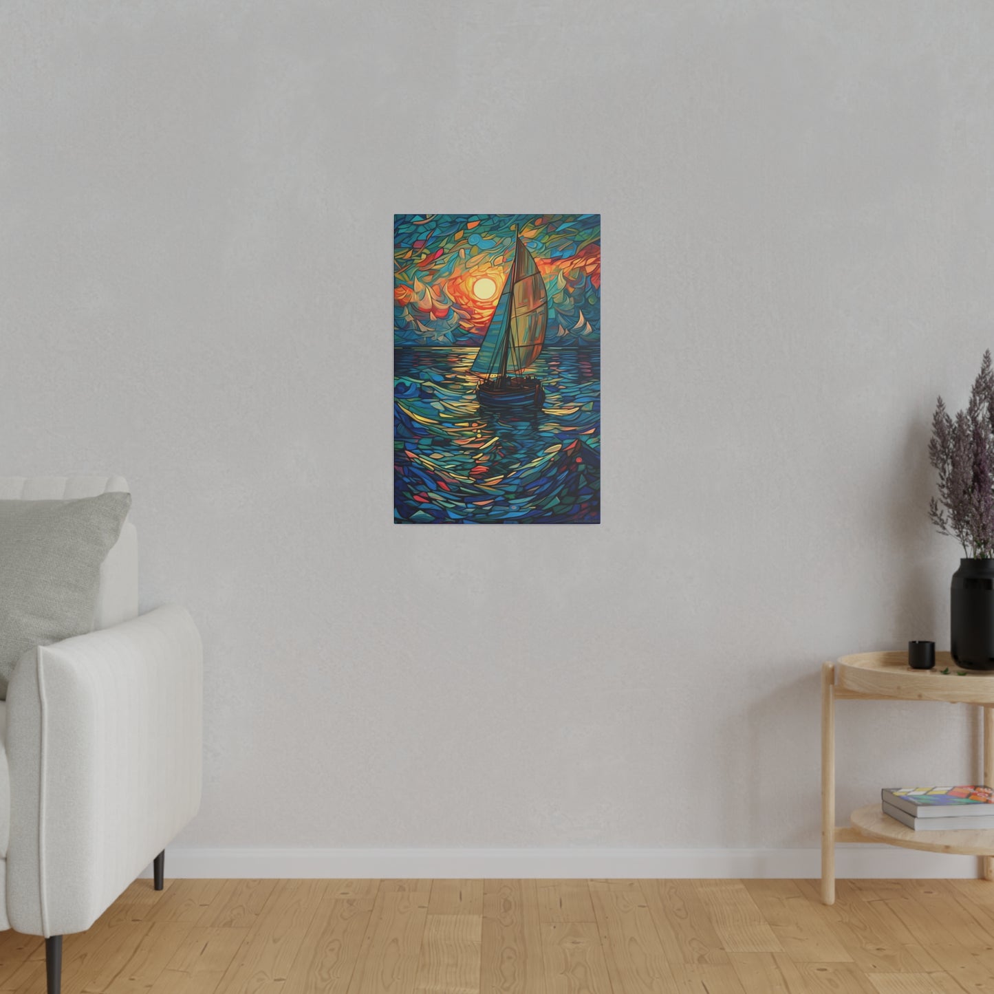 Ship on the Sea: Nautical Wall Art - Canvas