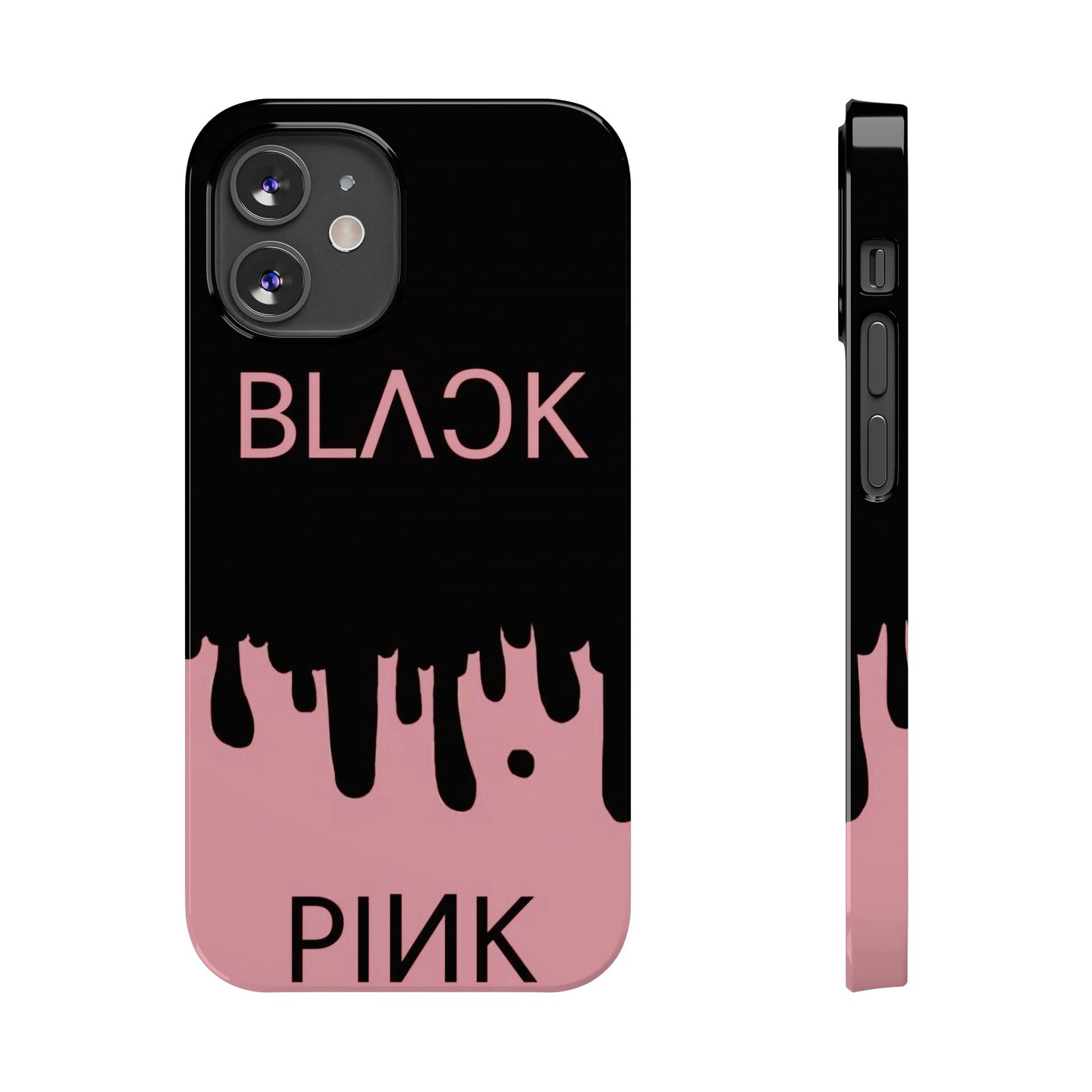Black Pink Color Edition Iphone 15, 14, 13, 12 Cases