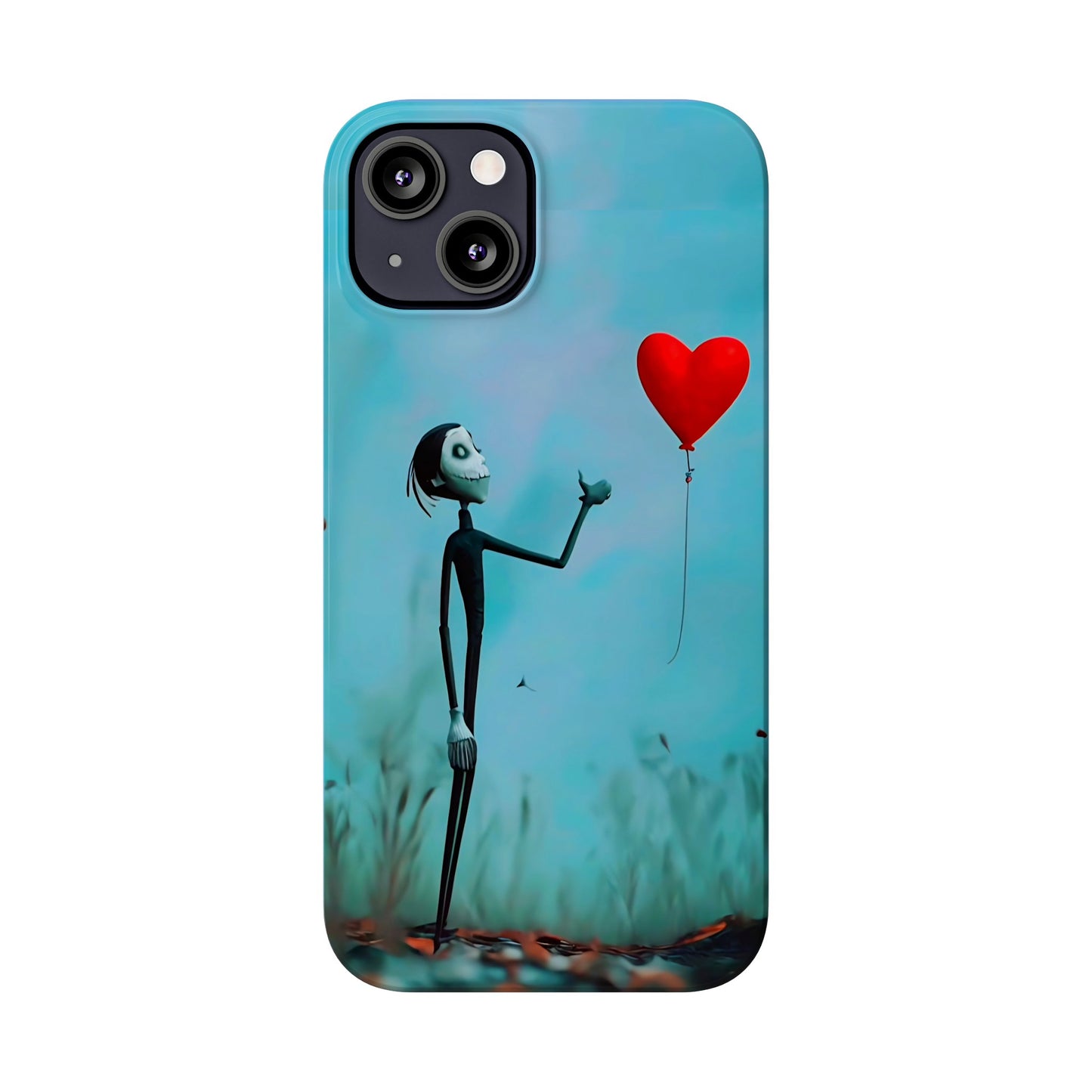 Heart Balloon Art Design iPhone Cases: Love in the Air