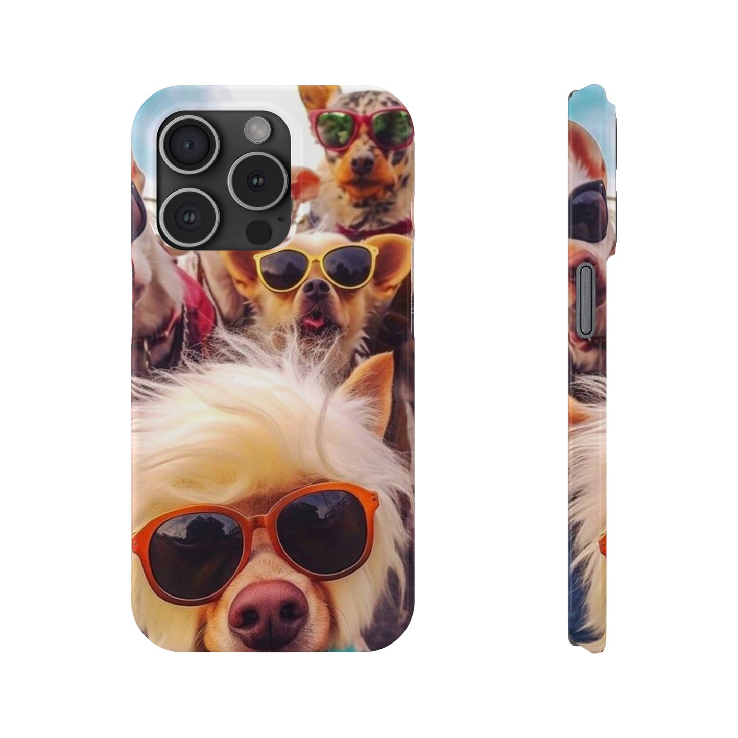 Cool Dogs make Selfie iPhone 15, 14, 13, 12, 11 Cases