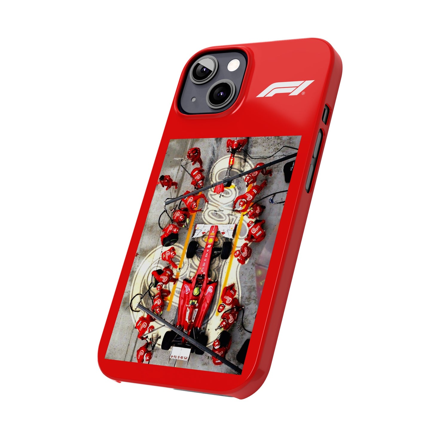F1 Ferrari Pitstop Iphone Cases