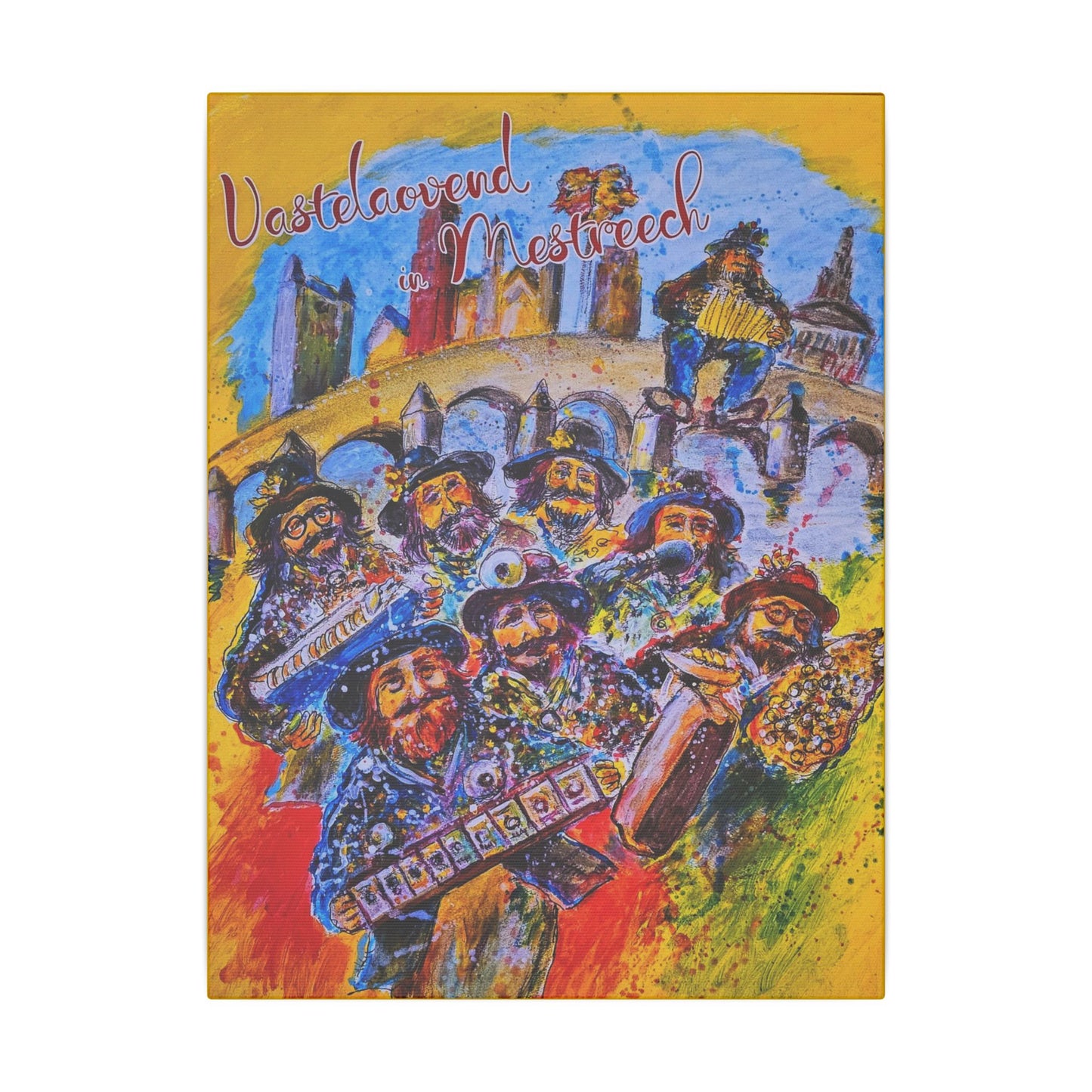 Vastelaovend in Mestreech - Colorful Wall Canvas