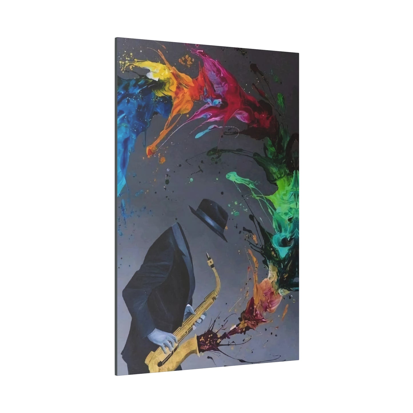 Saxophonist Symphony: Music-Inspired - Canvas