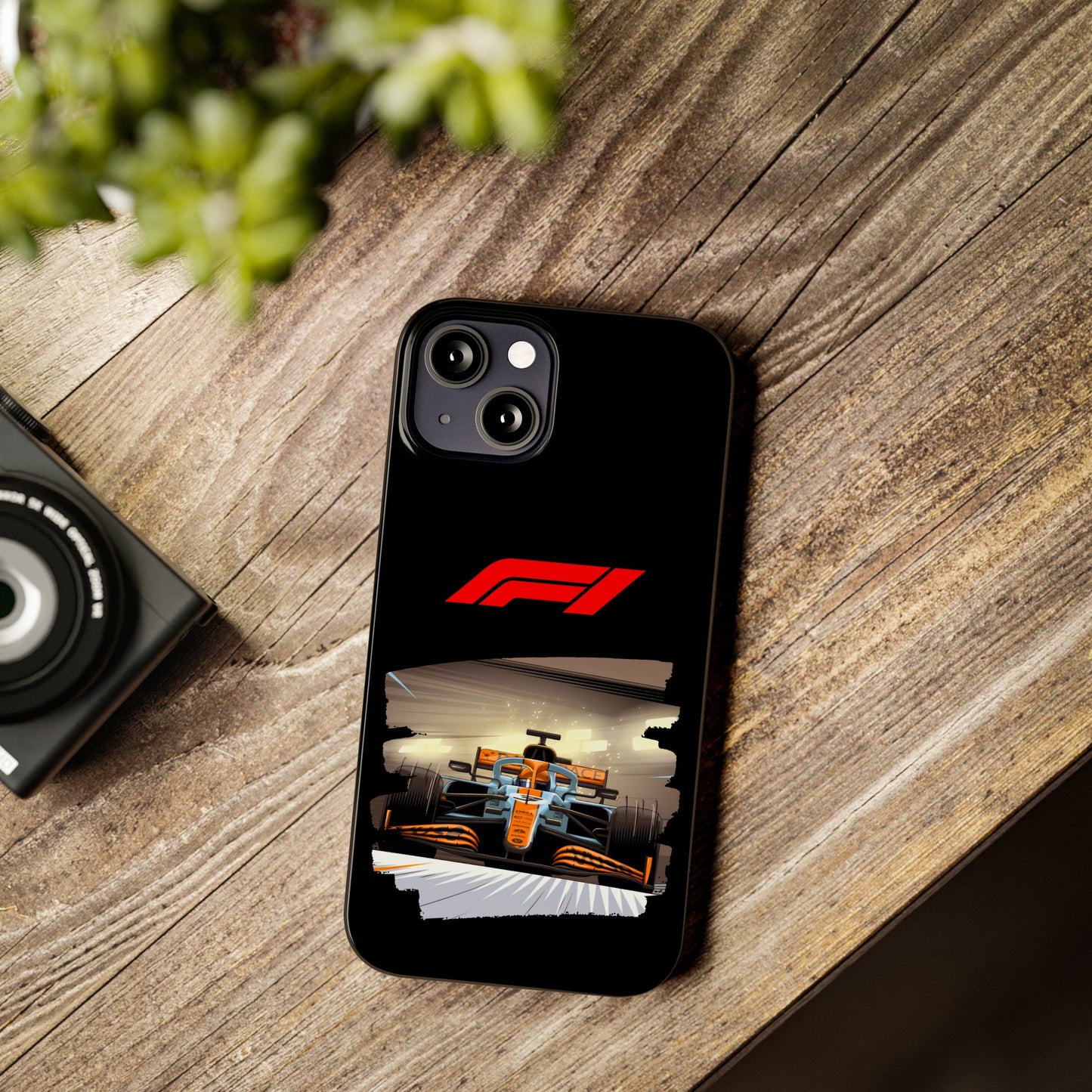 F1 McClaren Orange Car Iphone 15, 14, 13, 12, 11 Cases