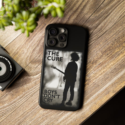The Cure: Boys Don't Cry" iPhone Covers for 15, 14, 13, 12, 11