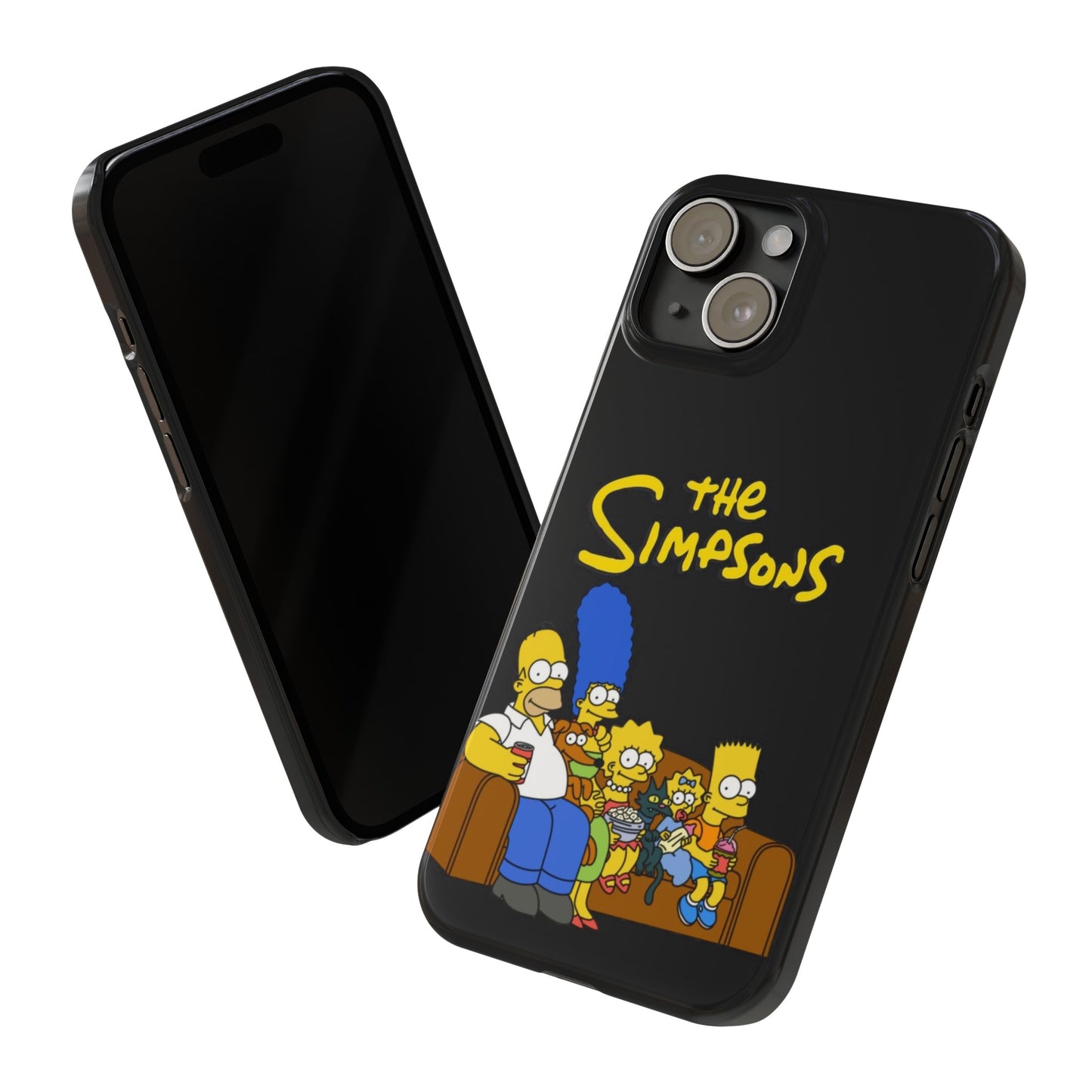 Springfield on Your Phone: The Simpsons iPhone 15, 14, 13, 12, 11 Cases