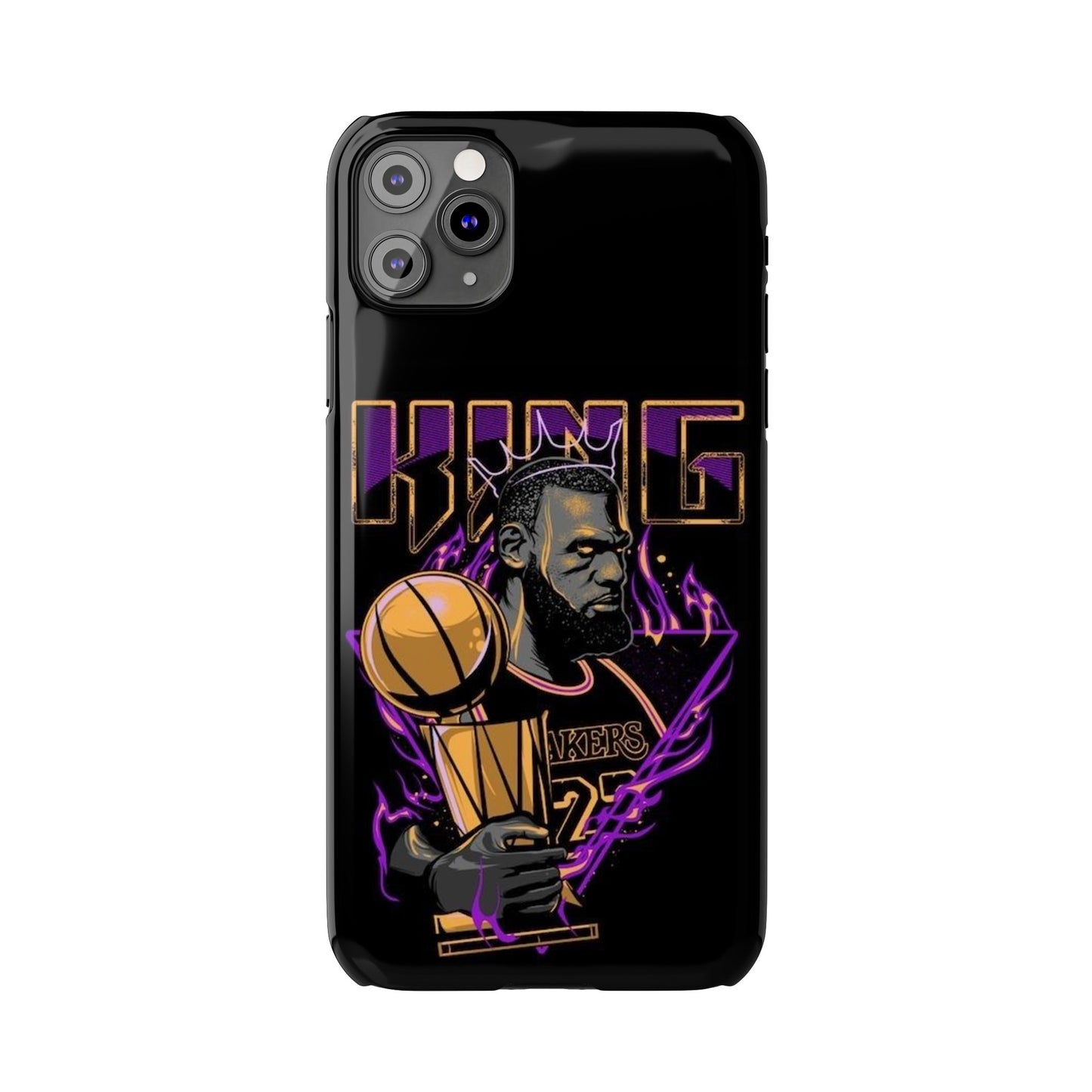 LeBron James is The King Iphone 15, 14, 13, 12, 11 Cases