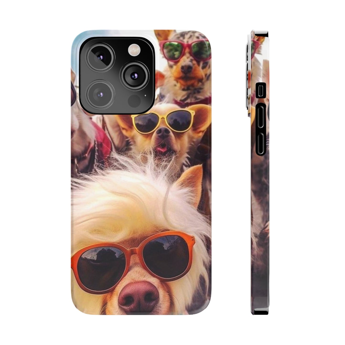 Cool Dogs make Selfie iPhone 15, 14, 13, 12, 11 Cases