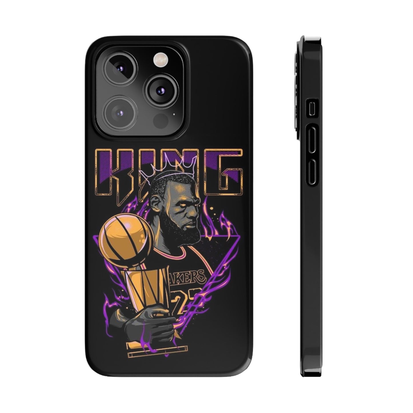 LeBron James is The King Iphone 15, 14, 13, 12, 11 Cases