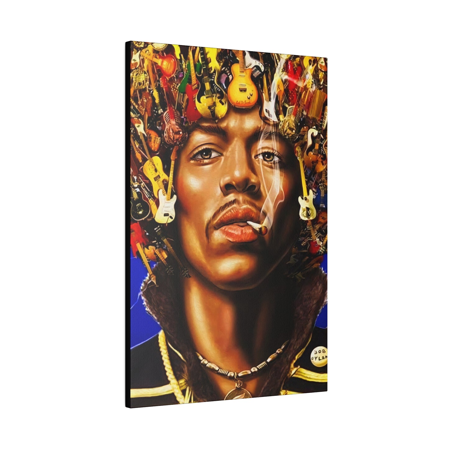 Jimi Hendrix Guitar King - Canvas