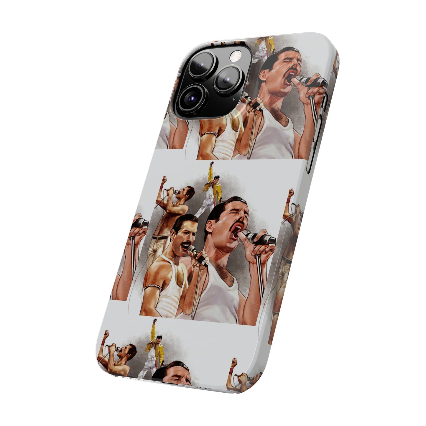 Freddie Mercury, Live, Queen, Iphone 15, 14, 13, 12 Cases