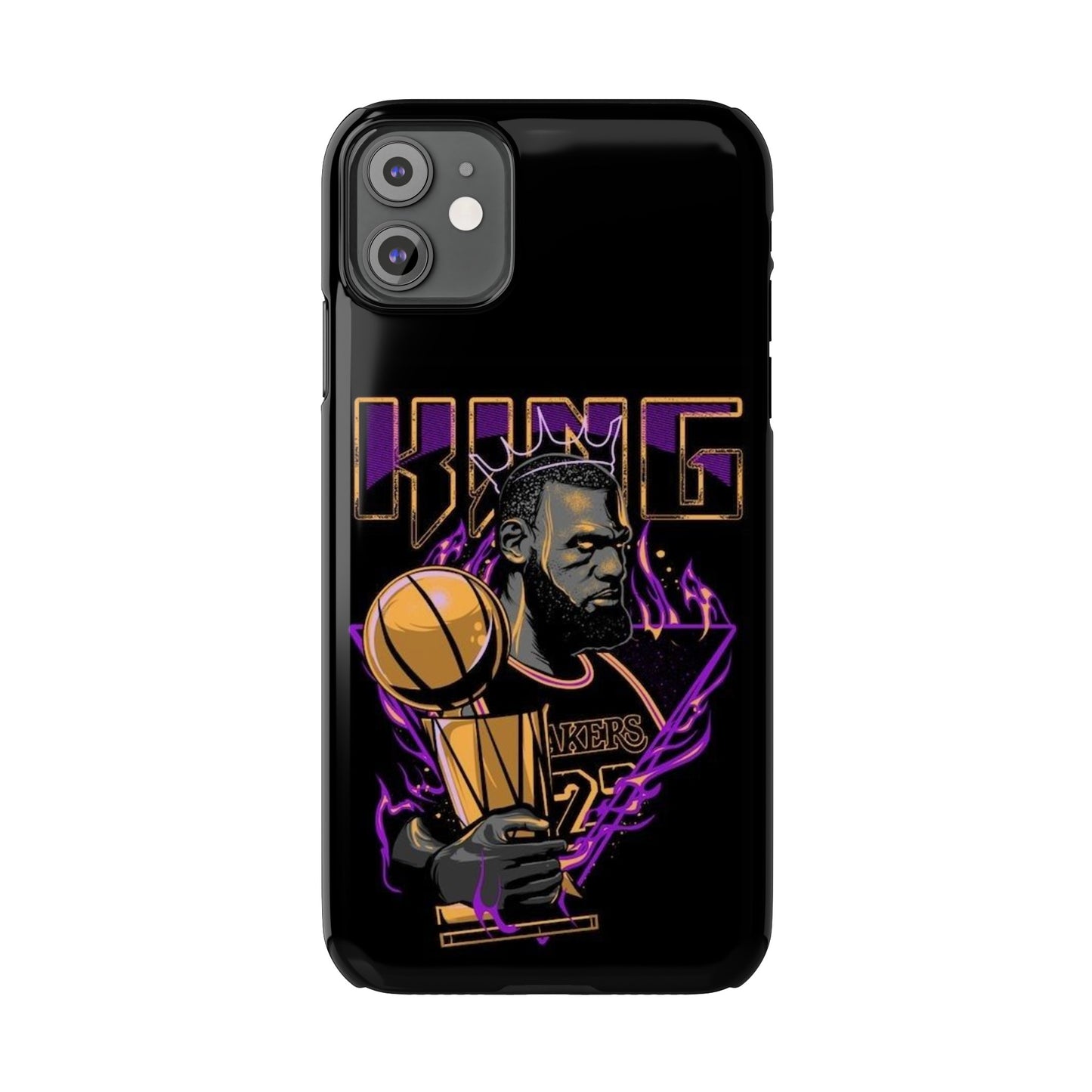 LeBron James is The King Iphone 15, 14, 13, 12, 11 Cases