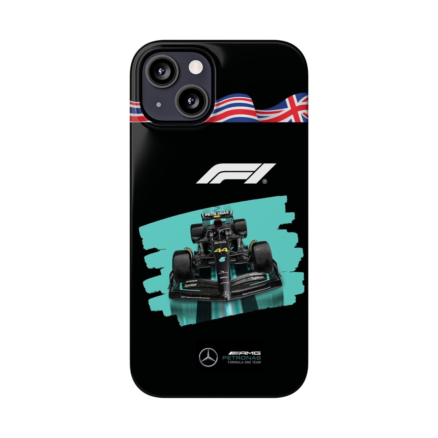 F1 Mercedes Black Edition Iphone Cases
