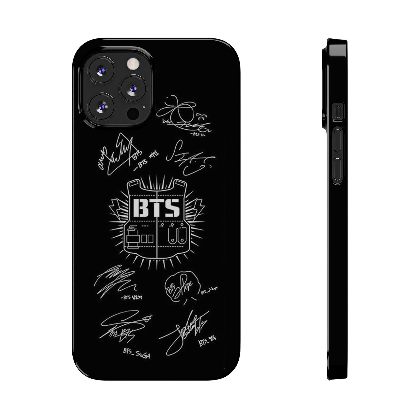 BTS Signature IPhone 15, 14, 13, 12 Cases