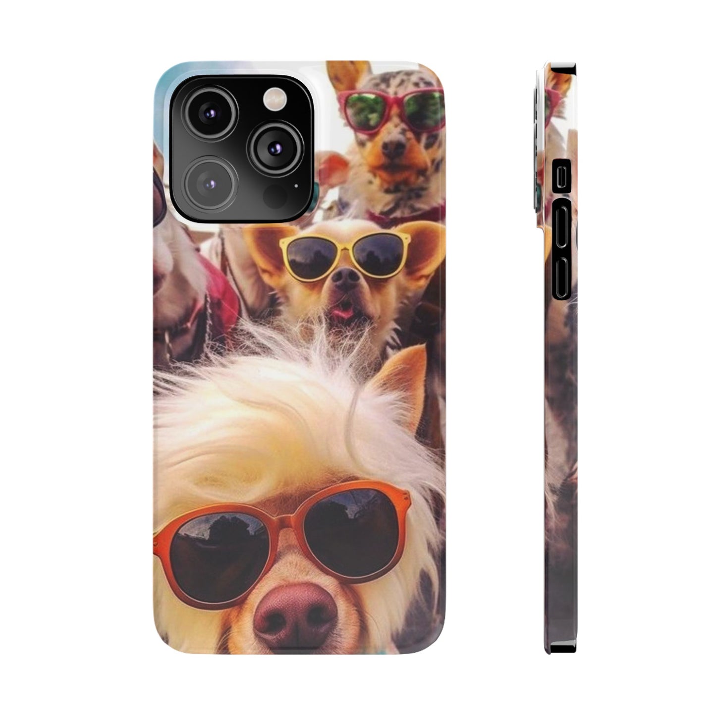 Cool Dogs make Selfie iPhone 15, 14, 13, 12, 11 Cases