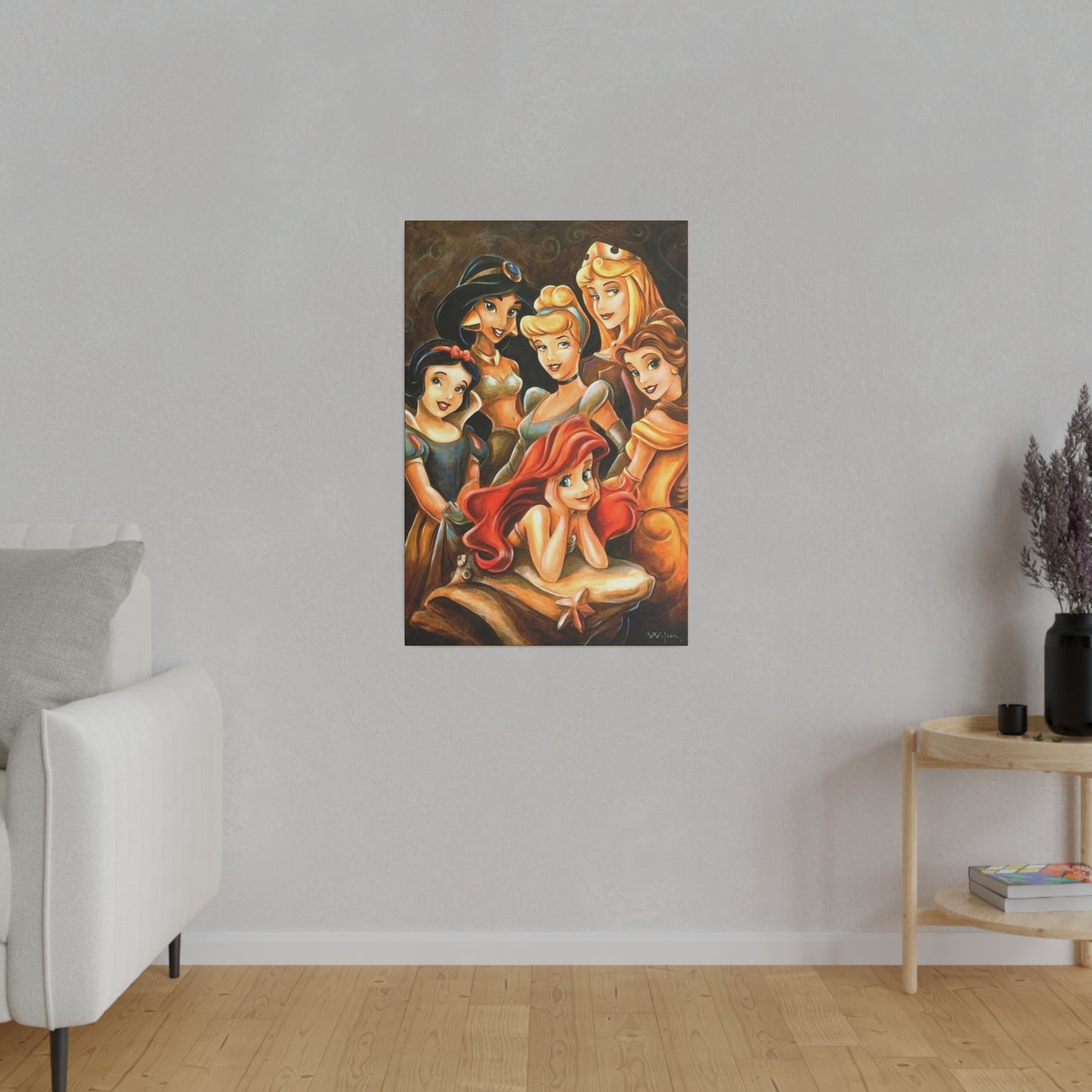 Ladies of Walt Disney: Enchanting Princesses Collection - Canvas