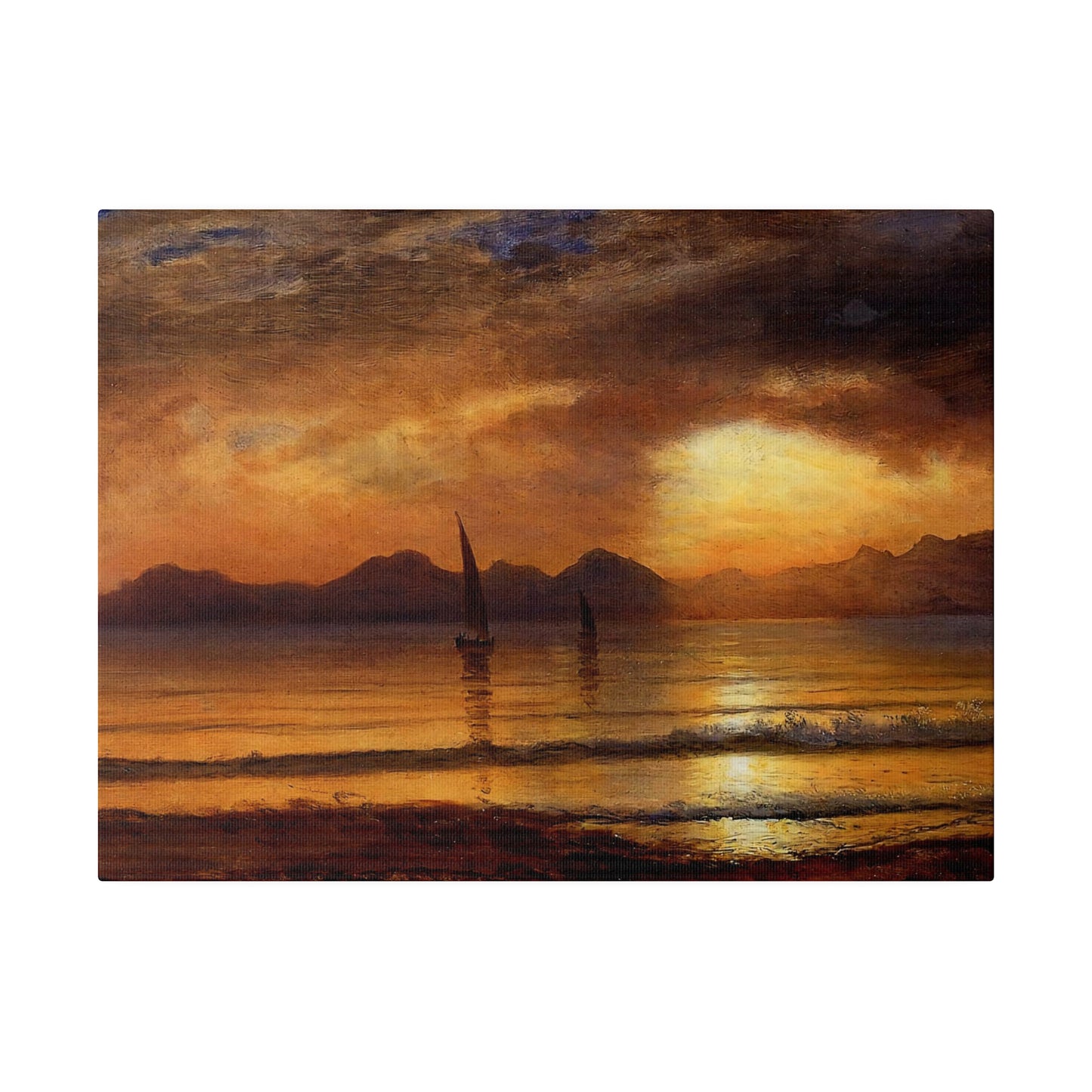 Sailing Into The Sunset - Canvas