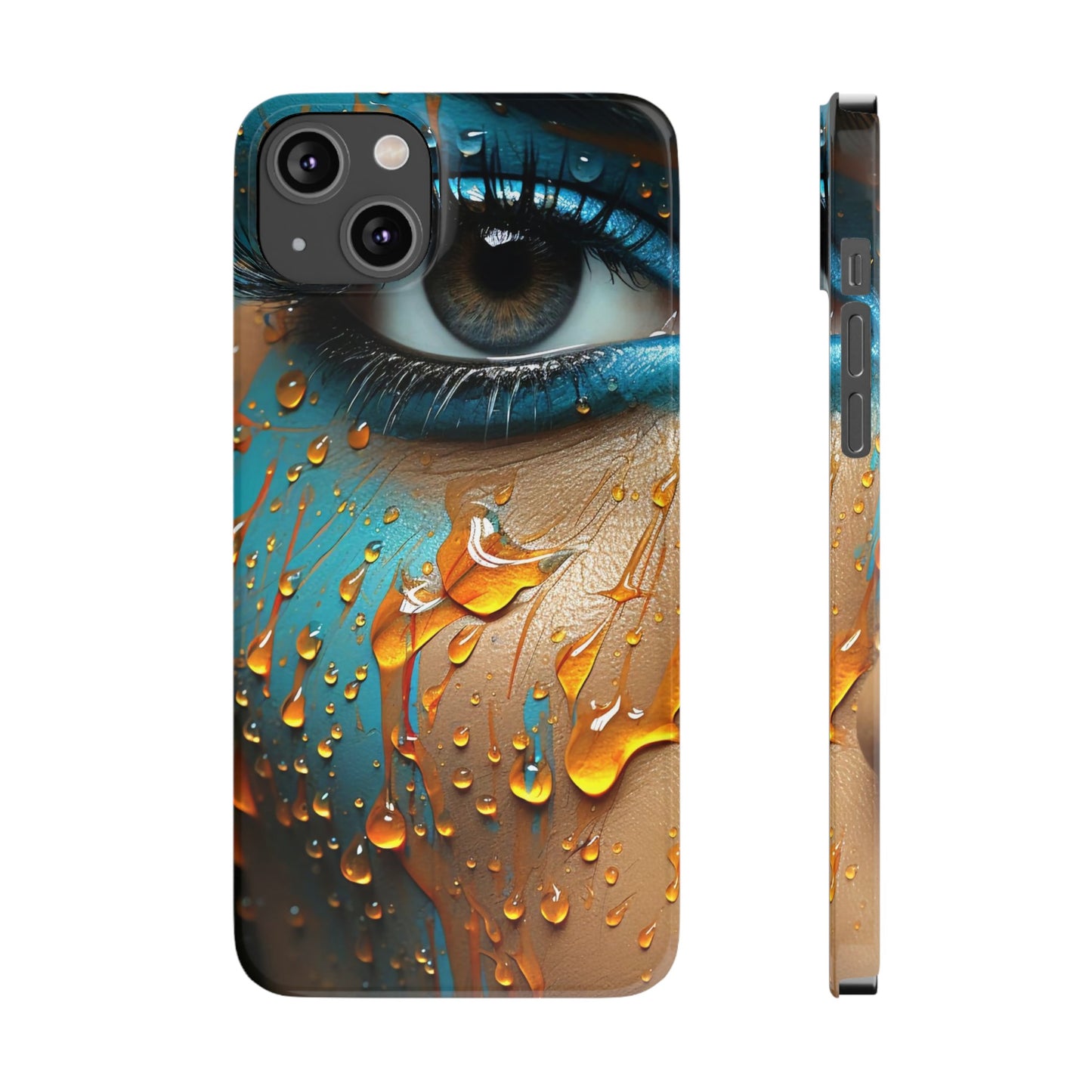 Tearful Eyes: iPhone 15, 14, 13, 12 Cases
