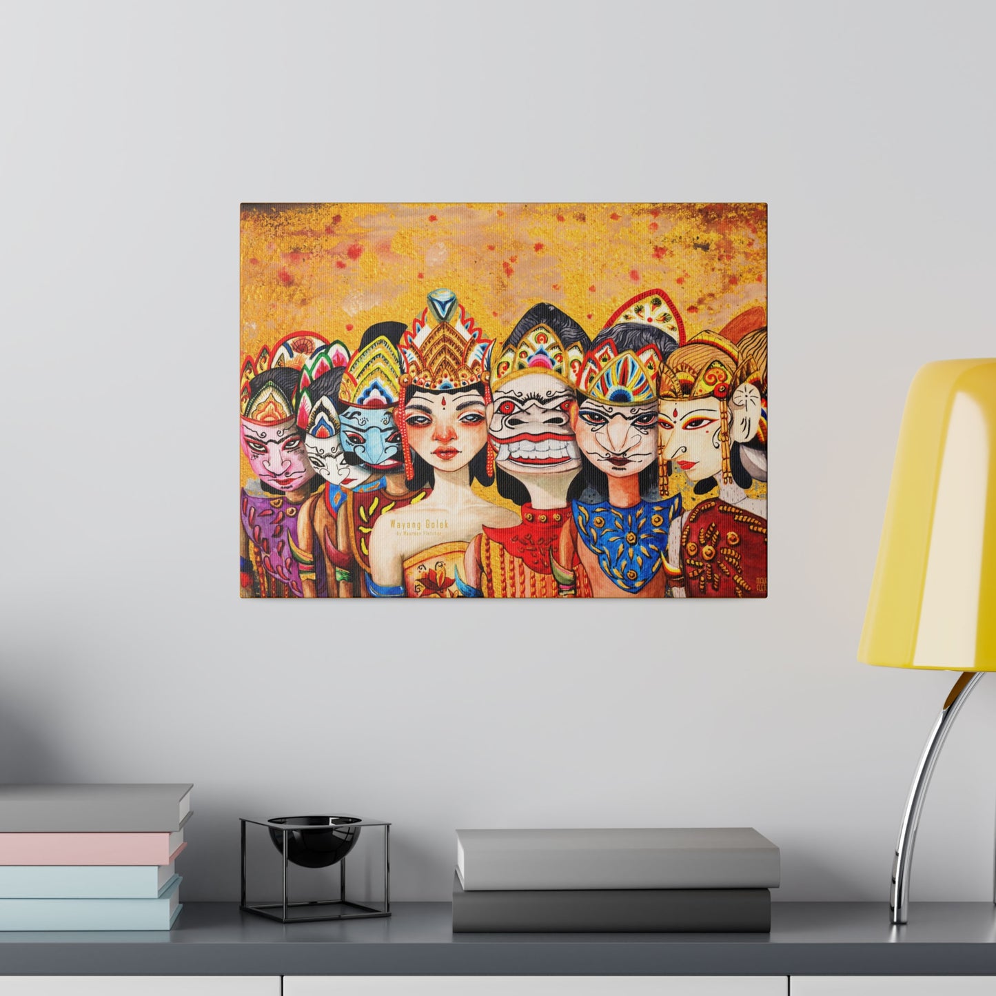 Wayang Art of Indonesia: Wall Decor - Canvas