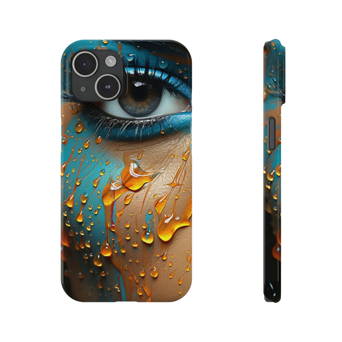 Tearful Eyes: iPhone 15, 14, 13, 12 Cases