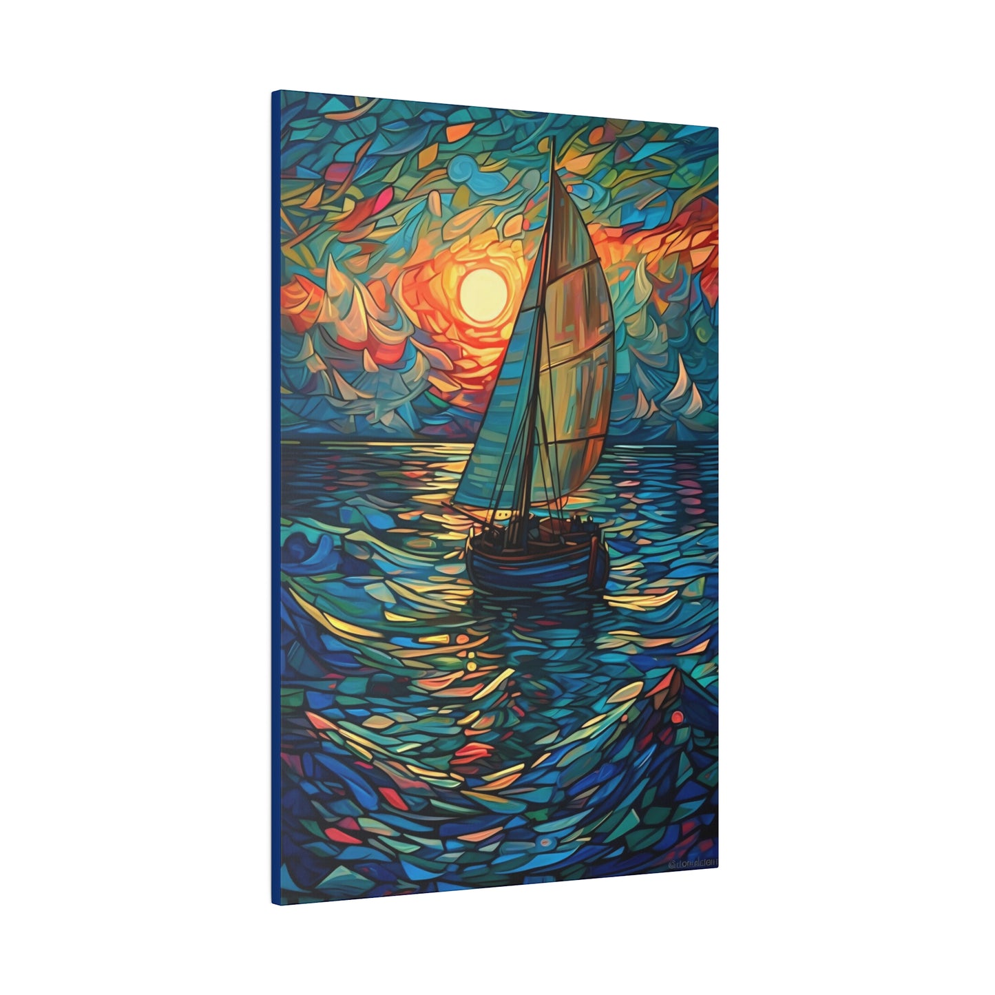Ship on the Sea: Nautical Wall Art - Canvas