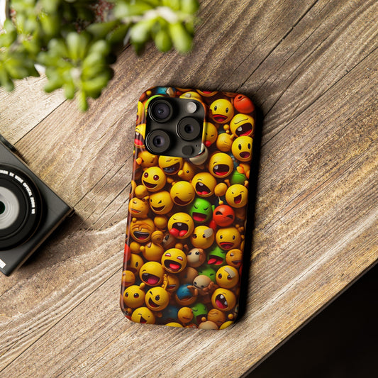 Colorful Emoji Iphone 15, 14, 13, 12 Cases