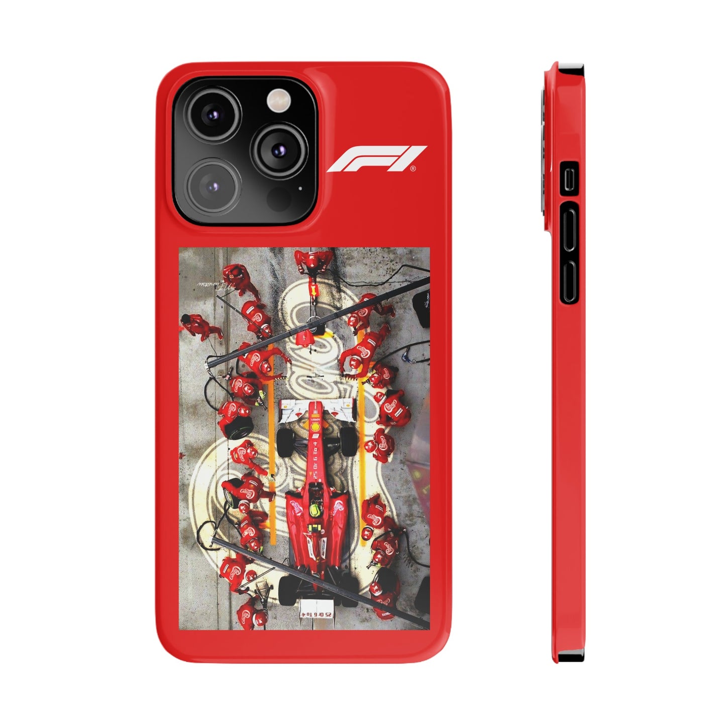 F1 Ferrari Pitstop Iphone Cases