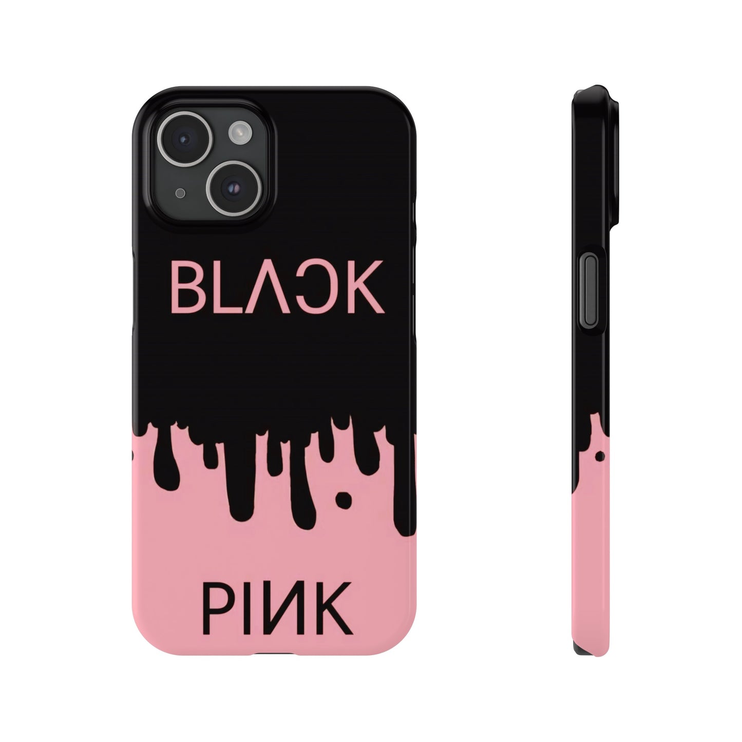Black Pink Color Edition Iphone 15, 14, 13, 12 Cases
