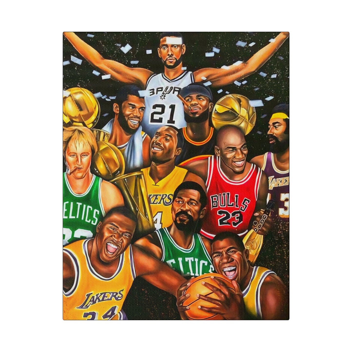 The Best NBA Players all Time - Canvas