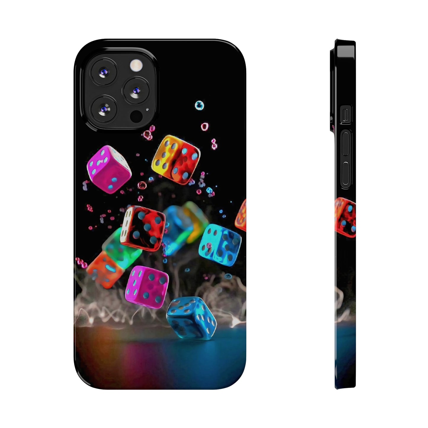 Falling Colorful Cubes, Iphone 15, 14, 13, 12 Cases