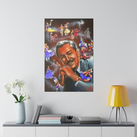 Walt Disney And His Magical World - Canvas