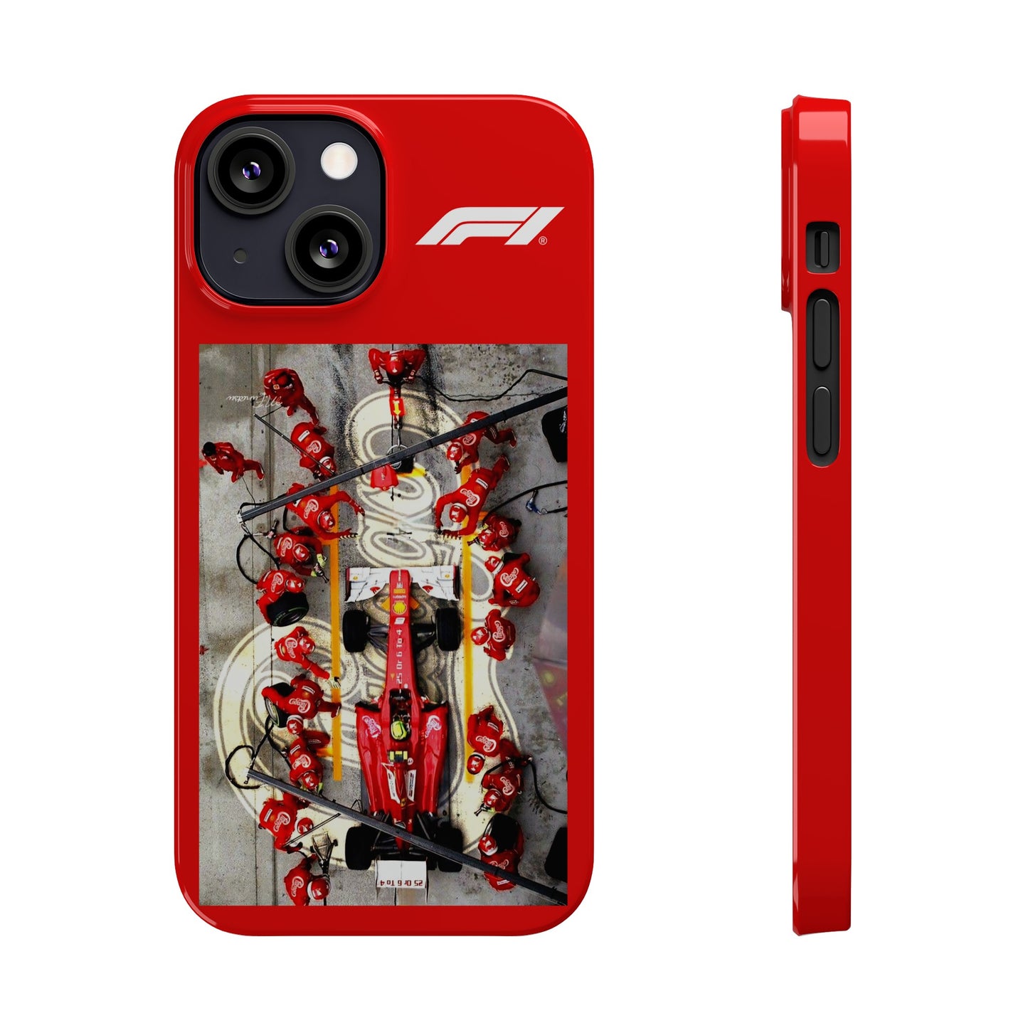 F1 Ferrari Pitstop Iphone Cases