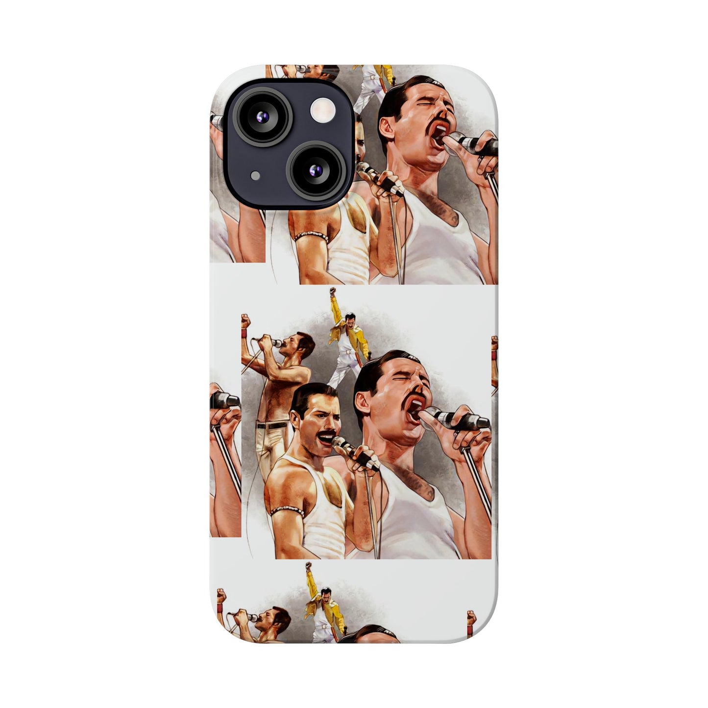 Freddie Mercury, Live, Queen, Iphone 15, 14, 13, 12 Cases