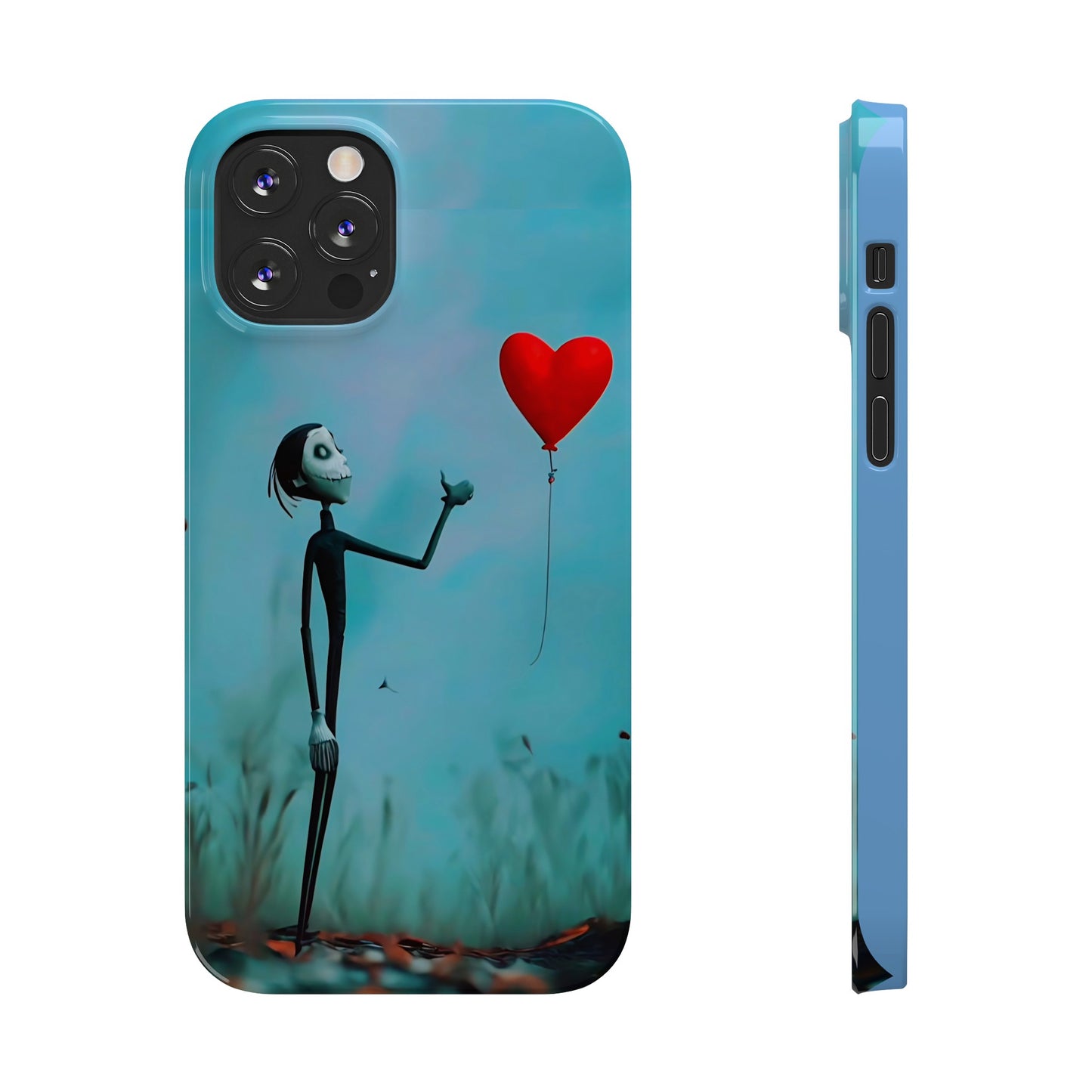 Heart Balloon Art Design iPhone Cases: Love in the Air