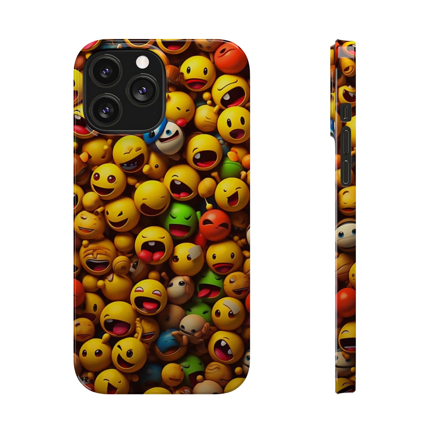 Colorful Emoji Iphone 15, 14, 13, 12 Cases