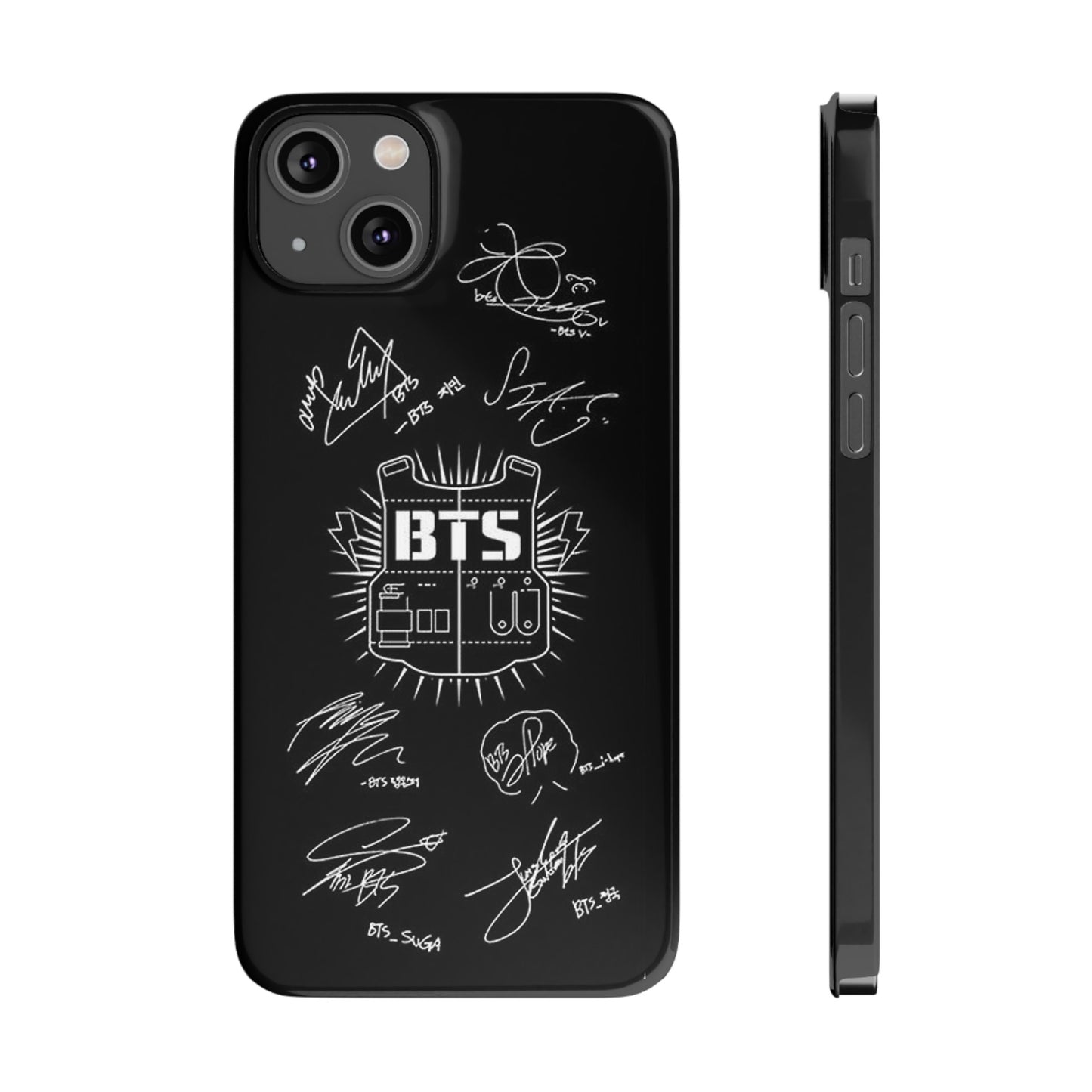 BTS Signature IPhone 15, 14, 13, 12 Cases