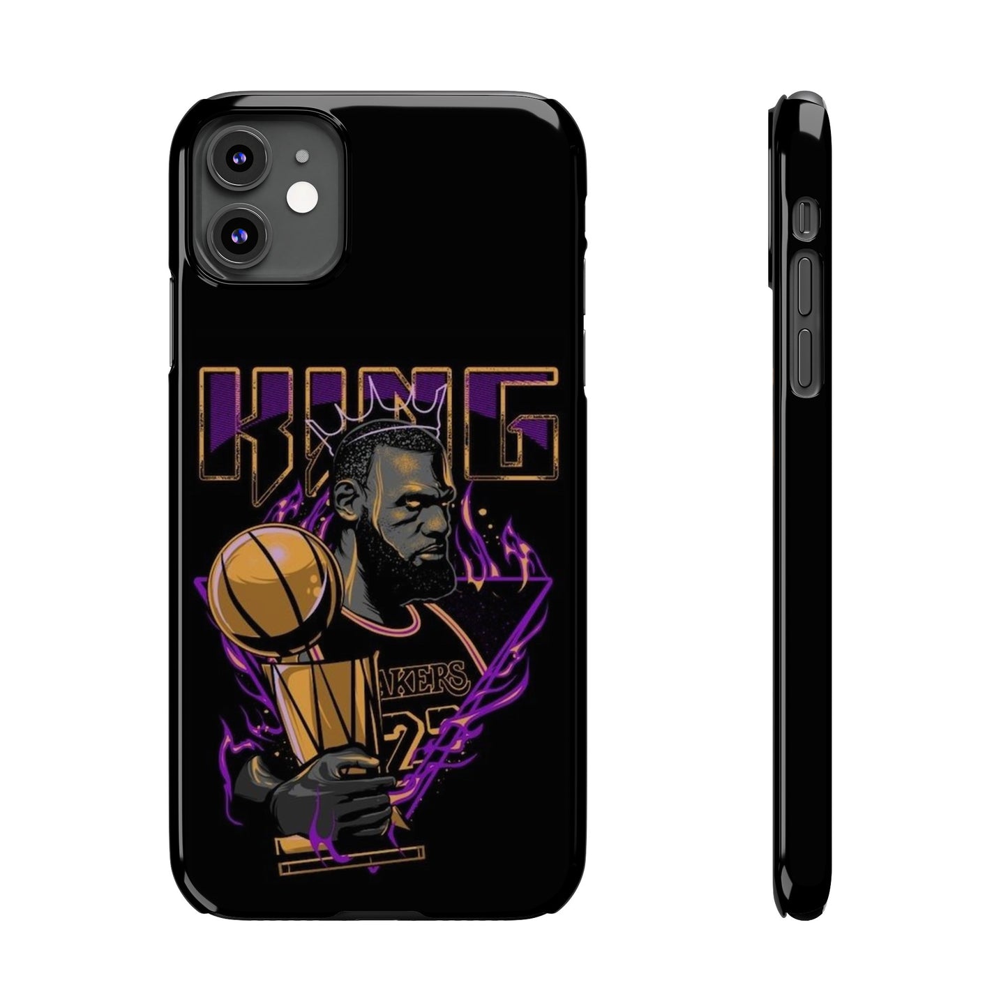 LeBron James is The King Iphone 15, 14, 13, 12, 11 Cases
