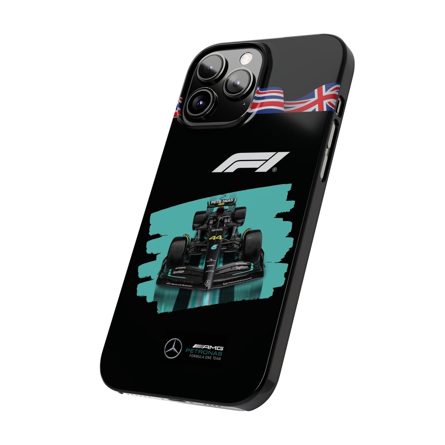F1 Mercedes Black Edition Iphone Cases