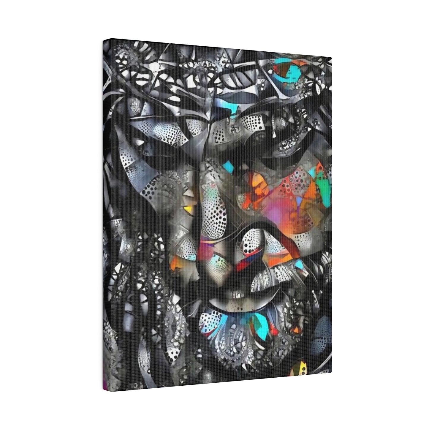 Jesus with Thorn Crown: Sacred Wall Art - Canvas