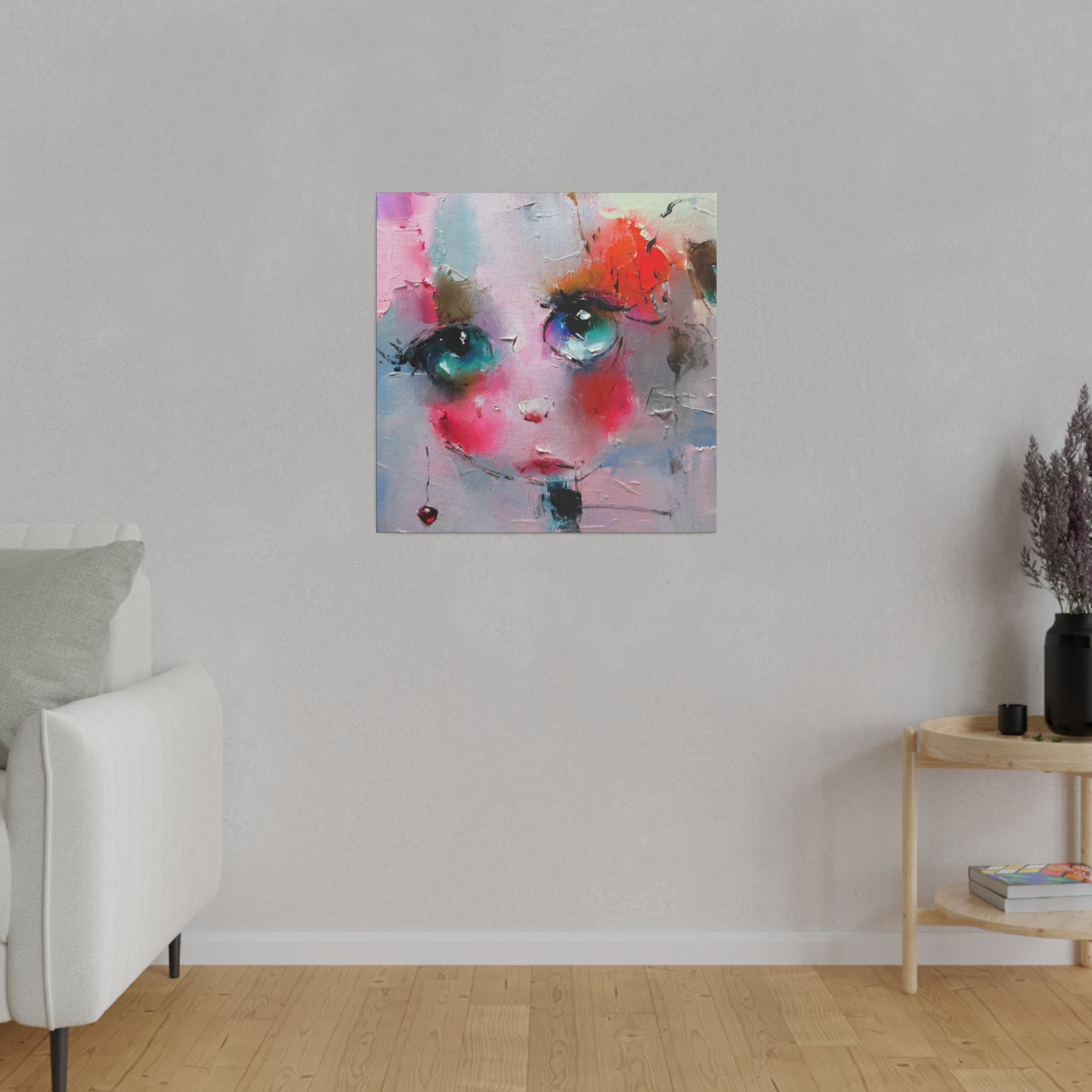The Sweet Shy Face Canvas