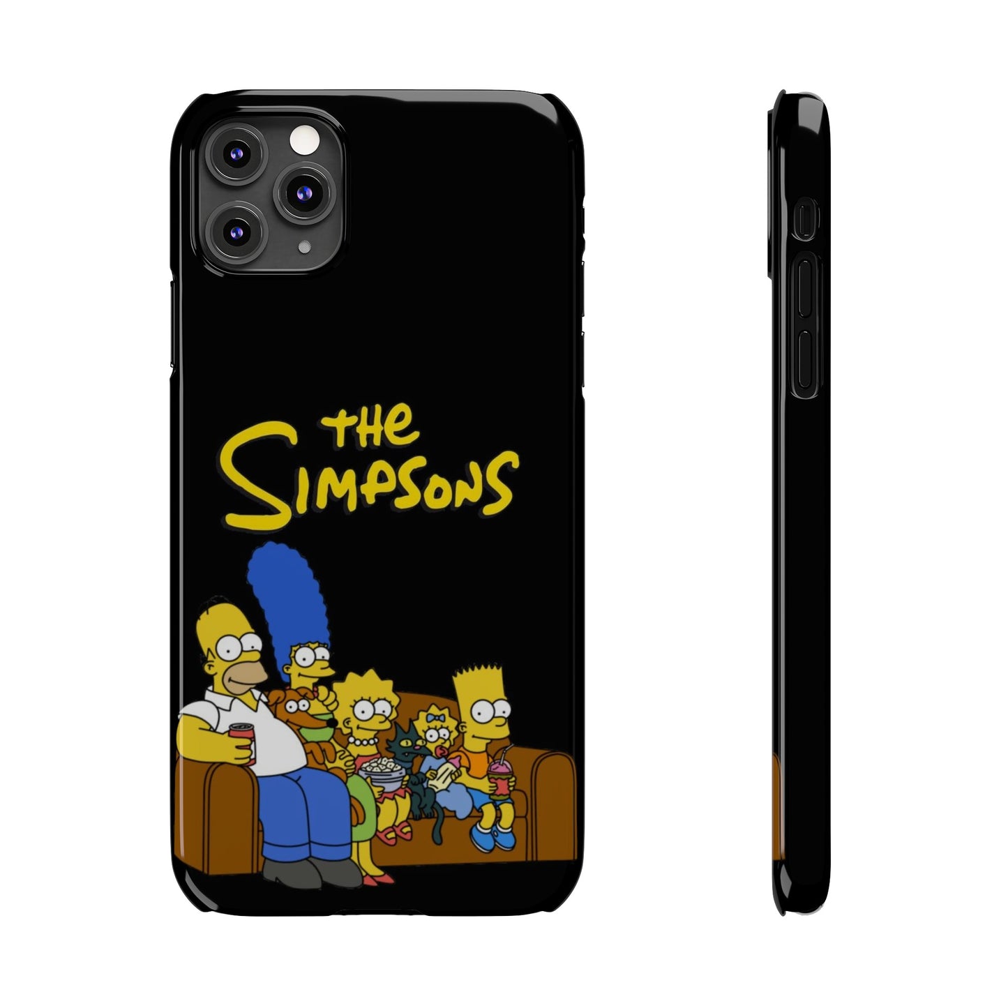 Springfield on Your Phone: The Simpsons iPhone 15, 14, 13, 12, 11 Cases