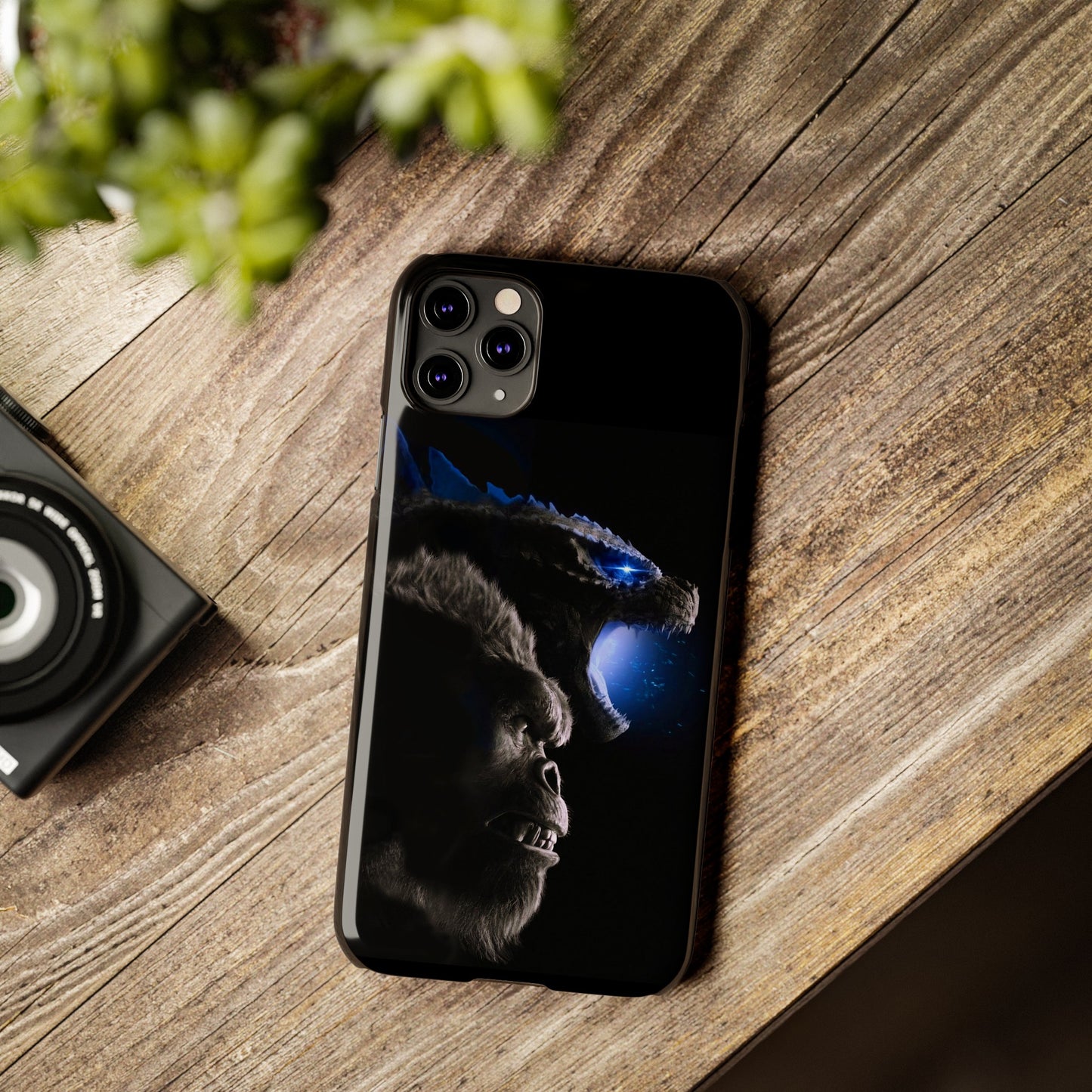 Godzilla x Kong New Age iPhone Cases: Unleash the Titans (Blue Edition)
