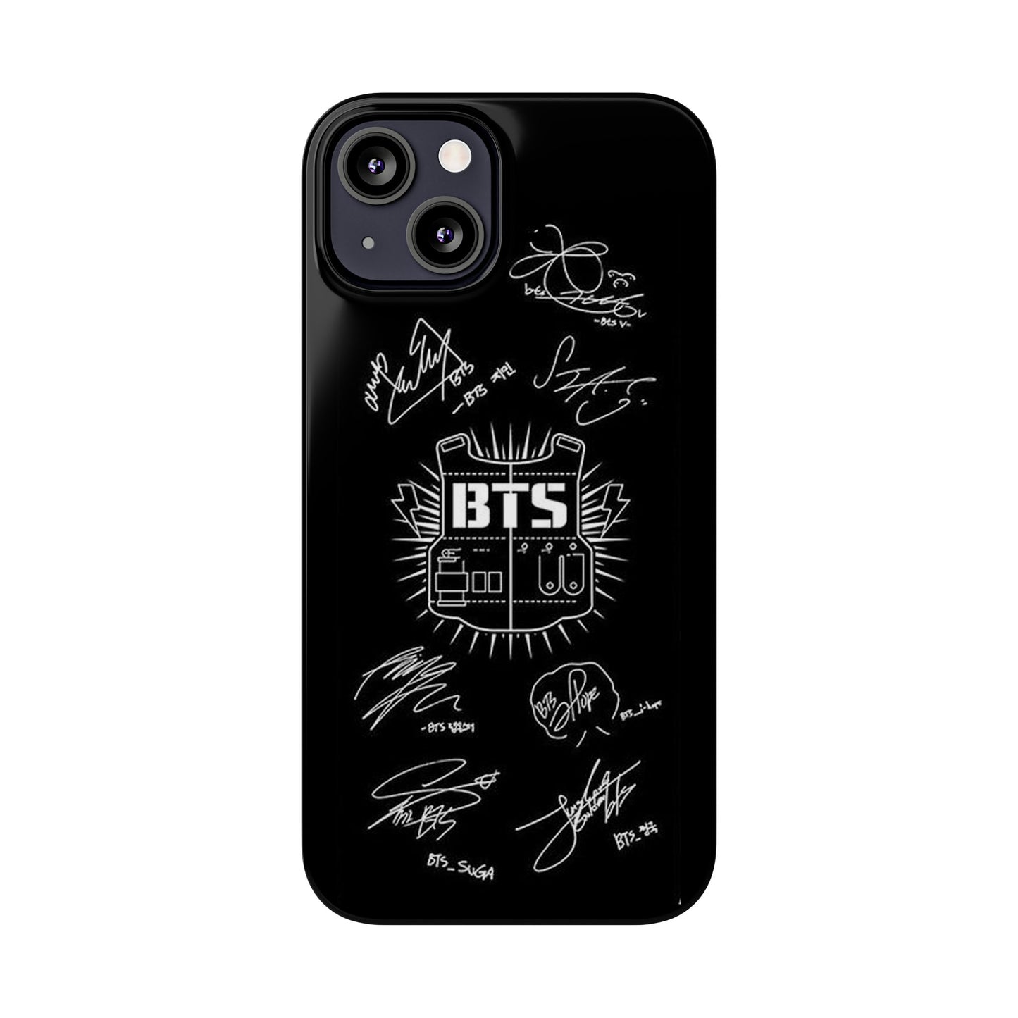 BTS Signature IPhone 15, 14, 13, 12 Cases