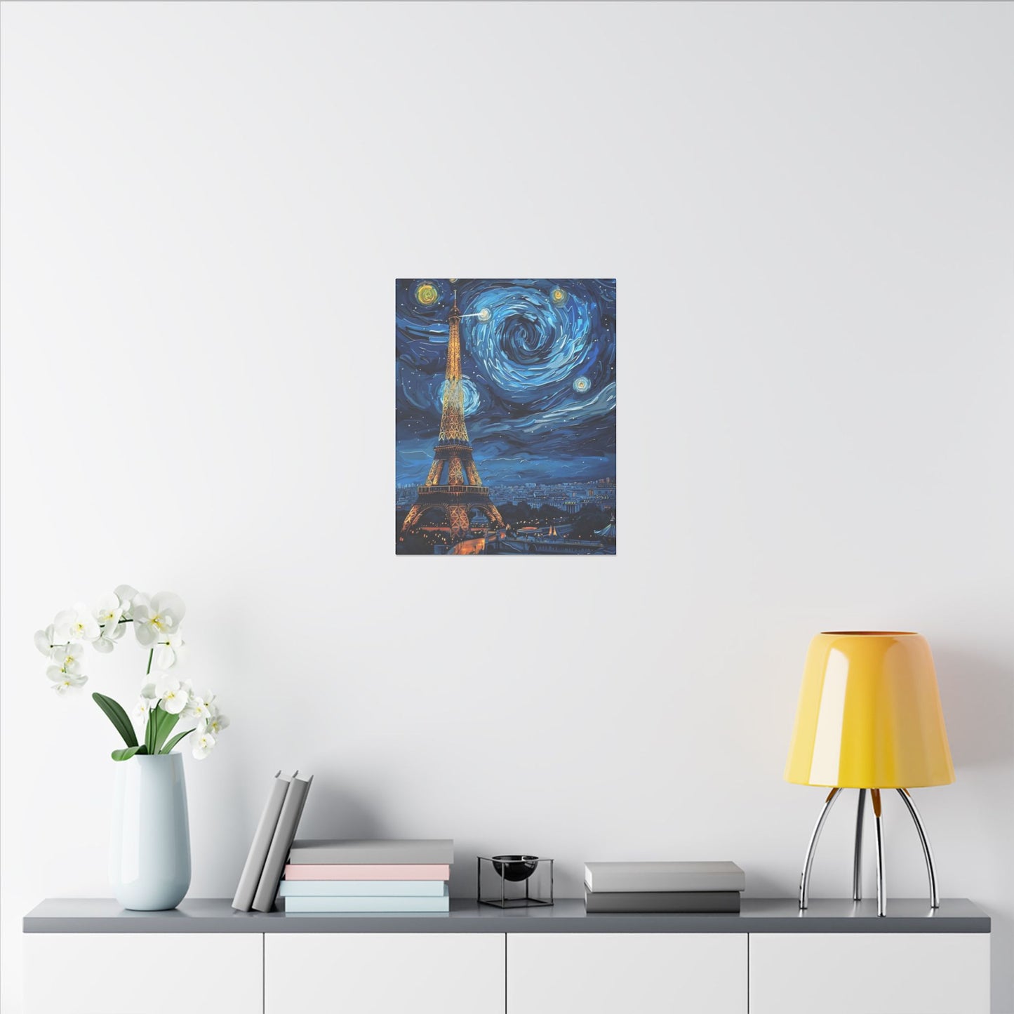 Canvas Paris Meets Van Gogh: A Masterpiece for Your Wall