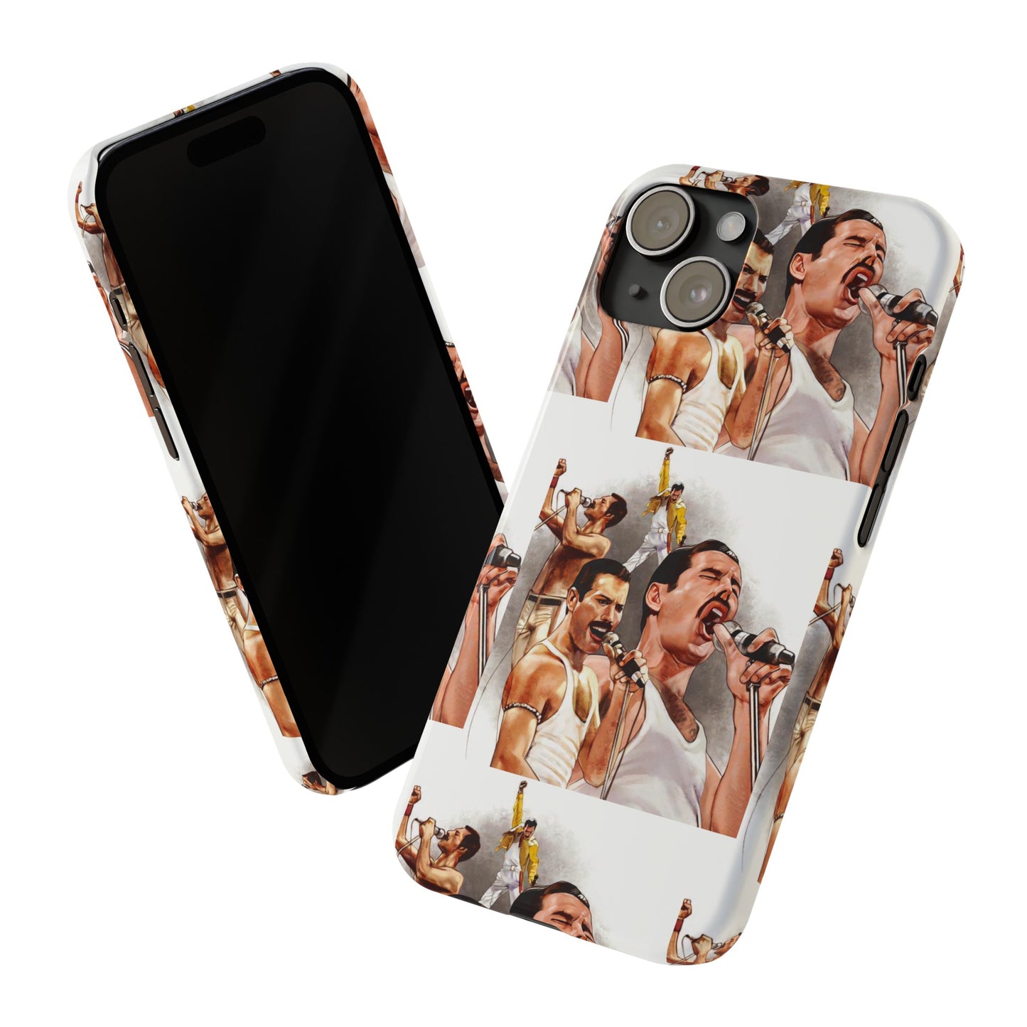 Freddie Mercury, Live, Queen, Iphone 15, 14, 13, 12 Cases
