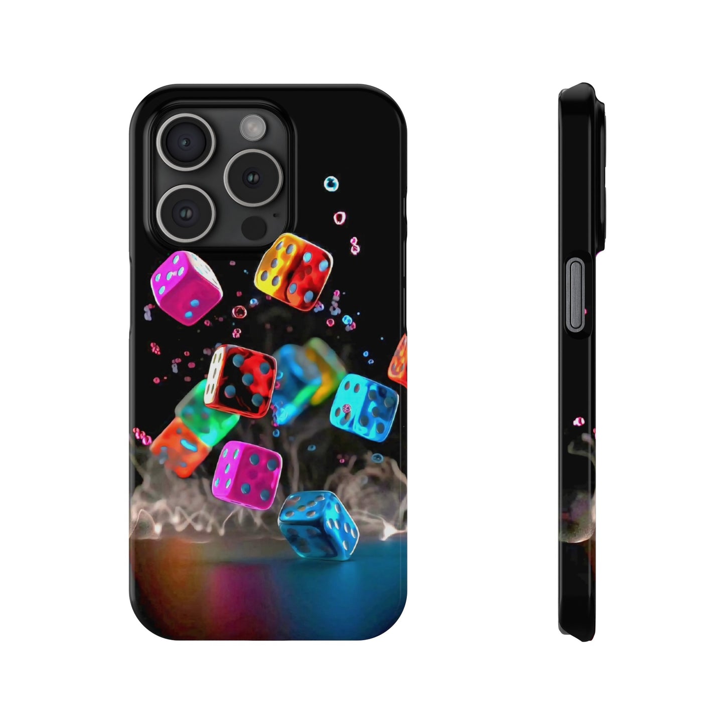 Falling Colorful Cubes, Iphone 15, 14, 13, 12 Cases